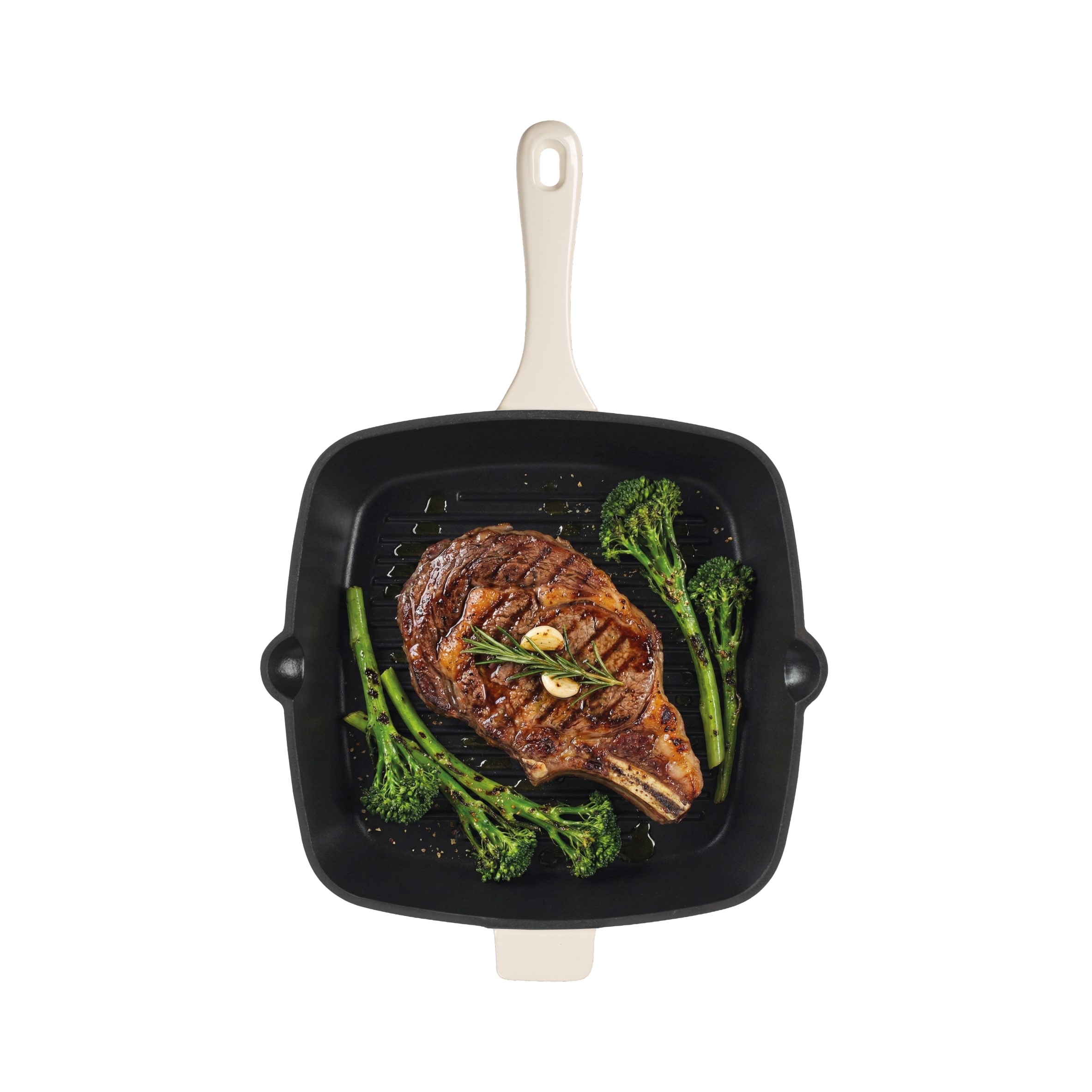 Salter Healthy Eating Cast Iron Griddle Pan 26cm thumbnail 3