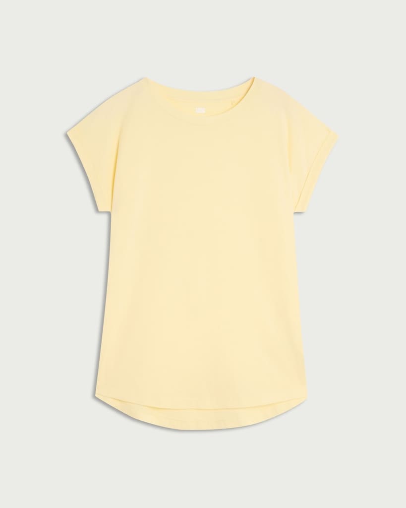 F&F Pure Cotton Short Sleeved T-Shirt in Yellow thumbnail 4