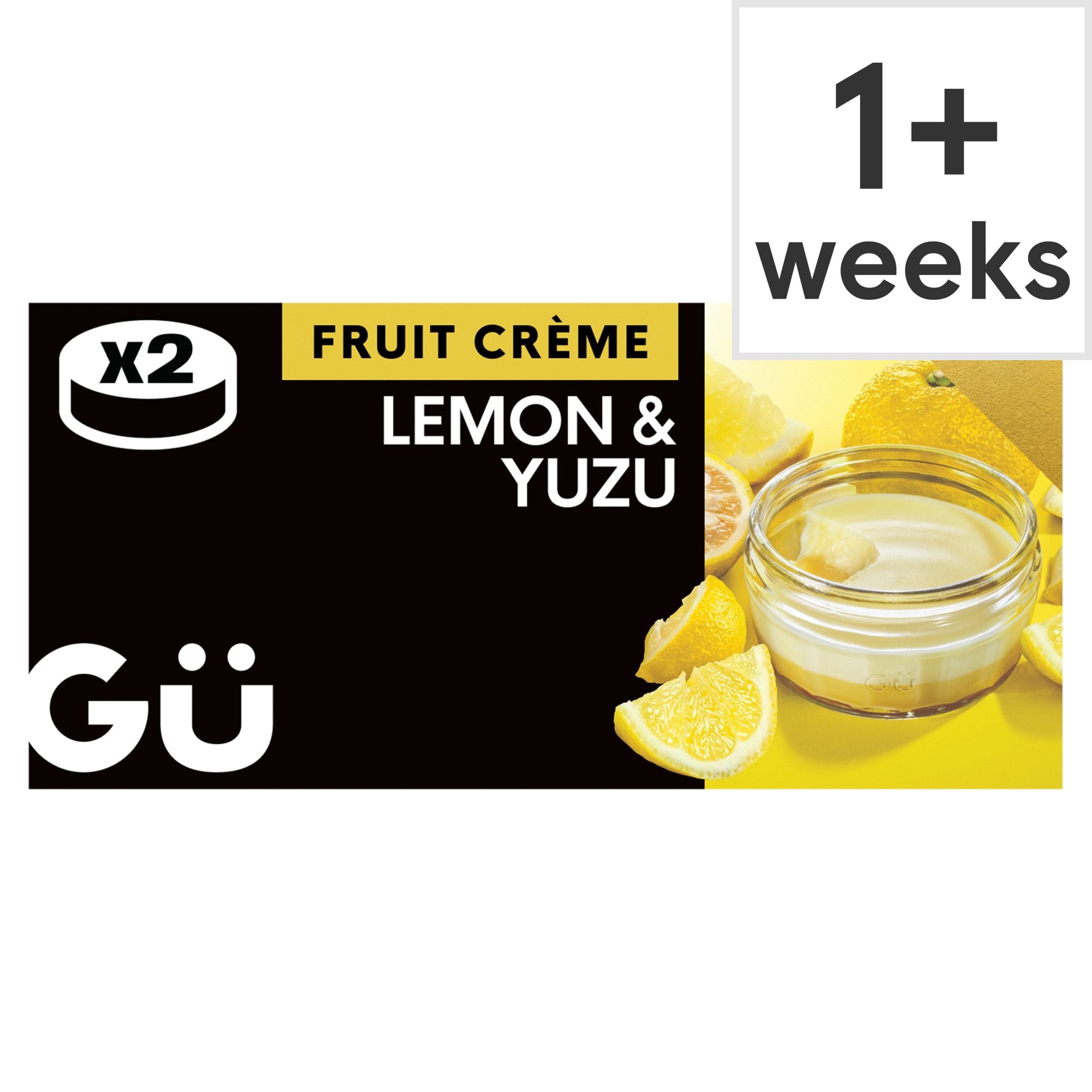 Gu Lemon & Yuzu Fruit Crème Dessert (2x85g)