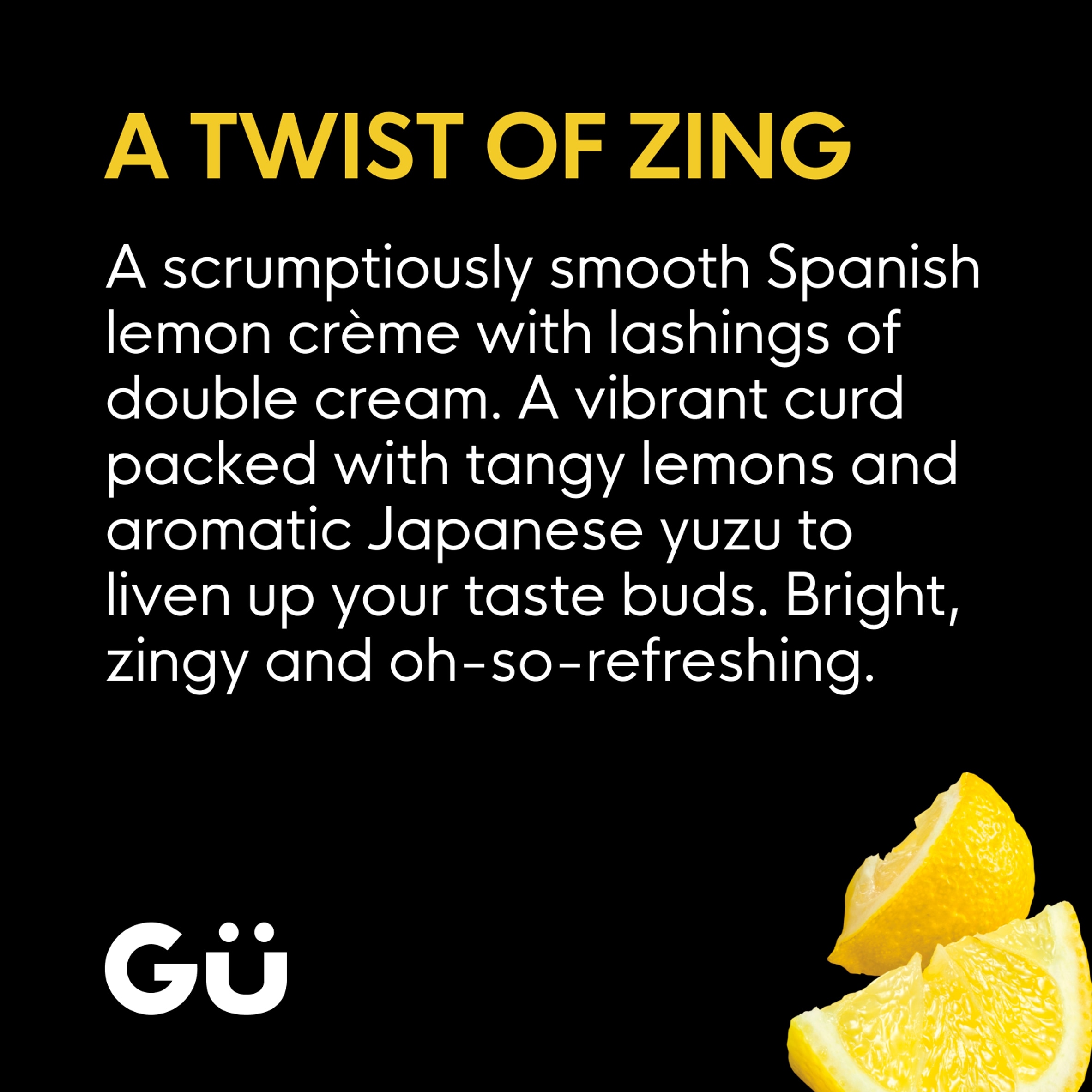 Gu Lemon & Yuzu Fruit Crème Dessert (2x85g) thumbnail 4
