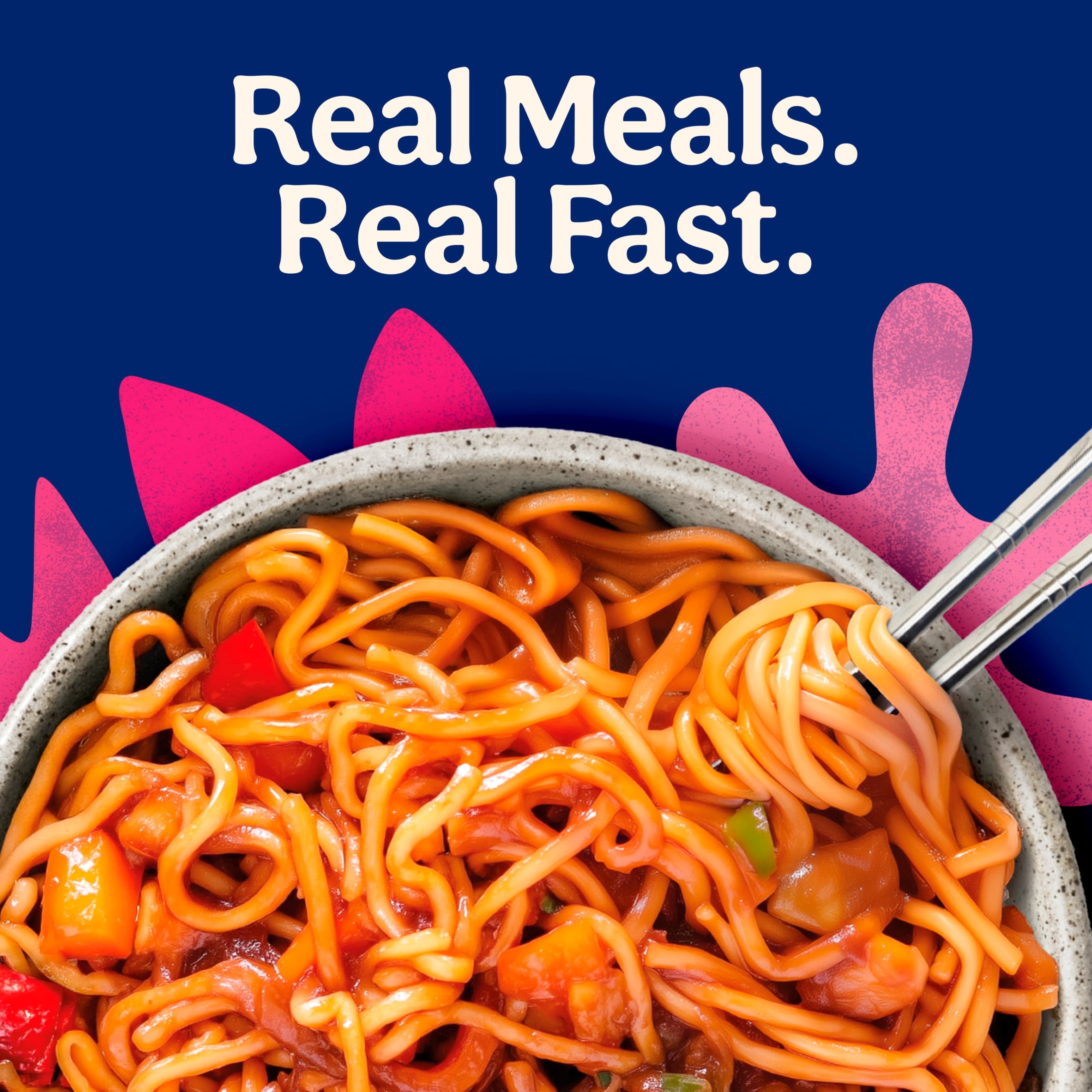 Bens Original Street Food Thai Sweet Chilli Microwave Noodles Instant Meal 250g thumbnail 2