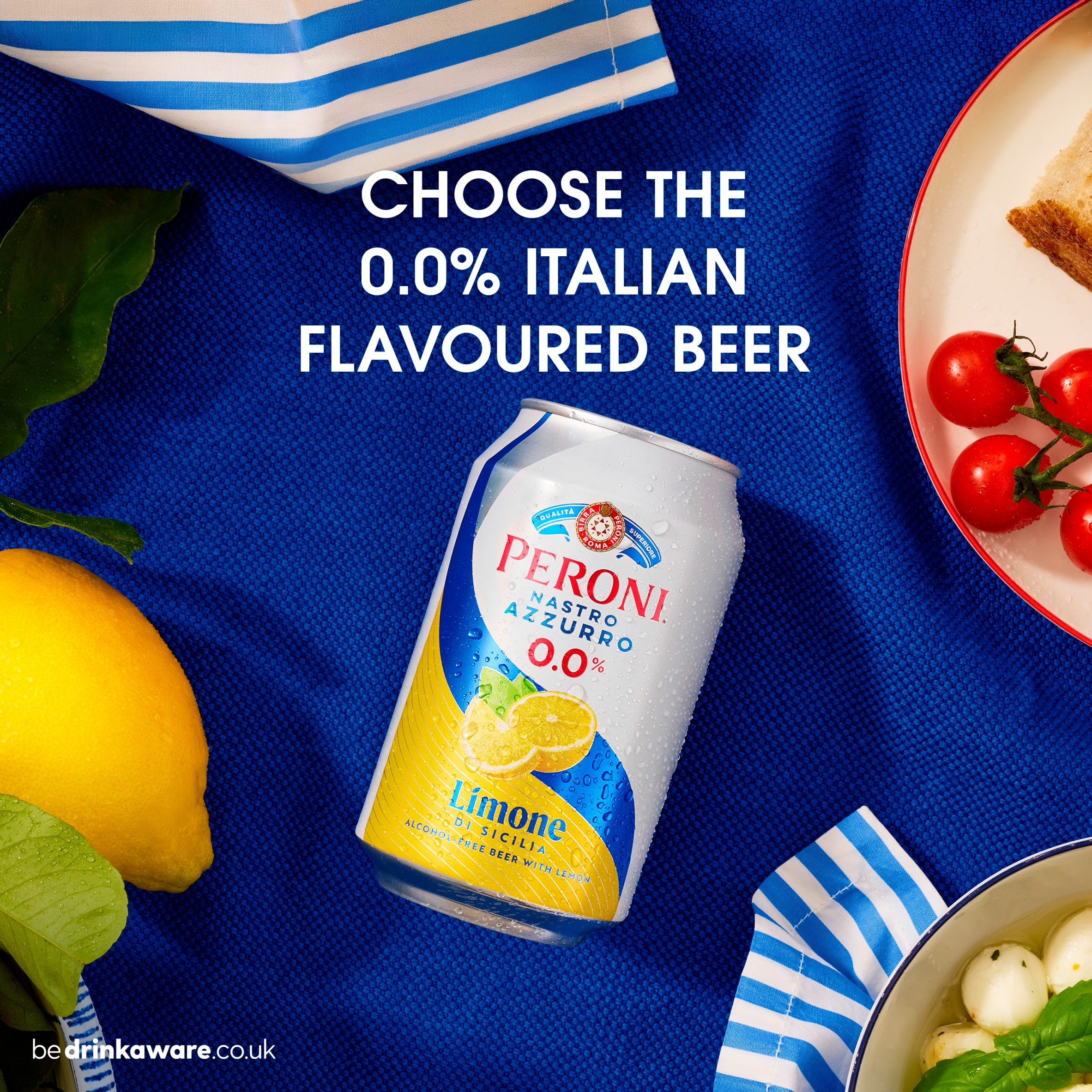 Peroni 0.0% Lemon Alcohol Free Beer Cans 4x330ml thumbnail 2