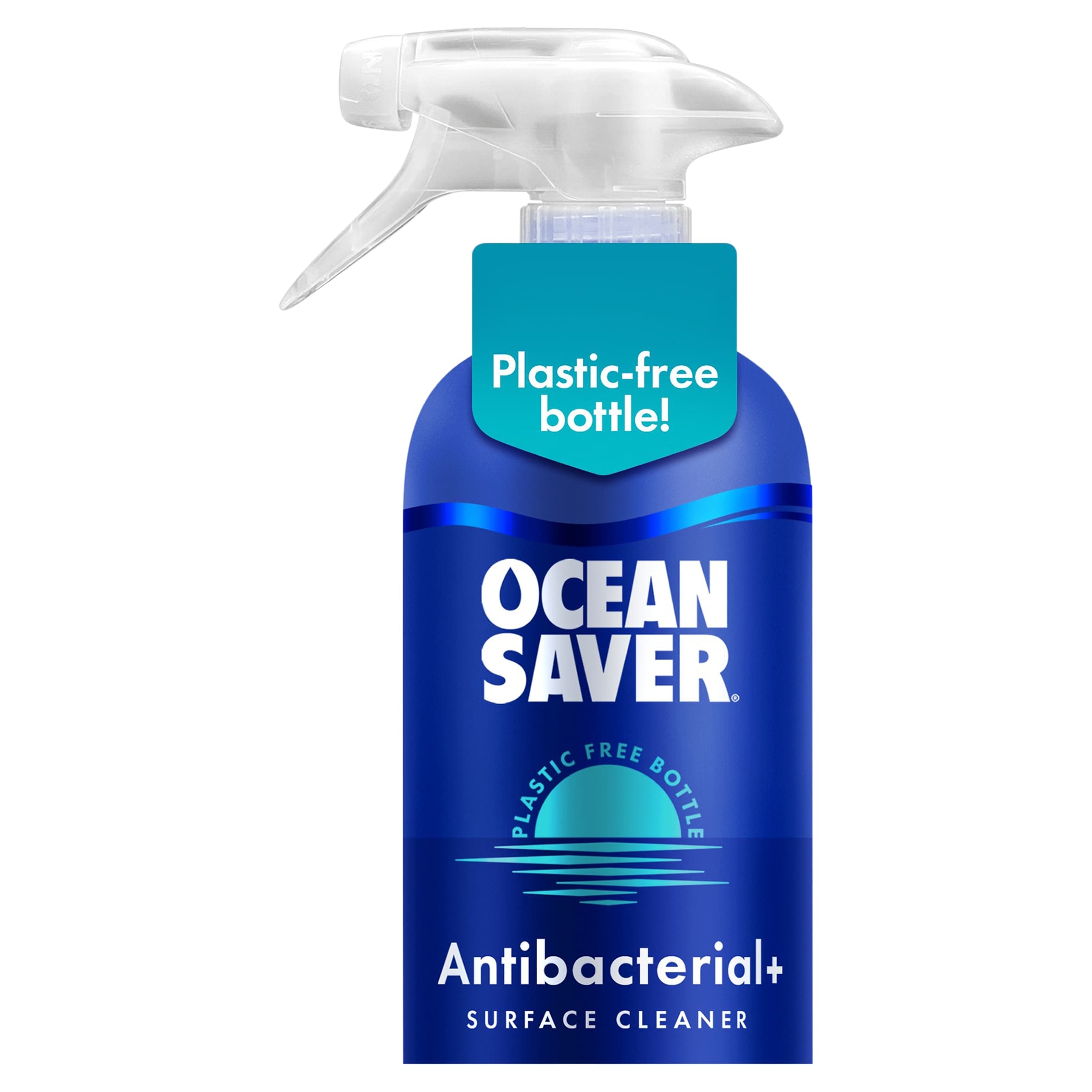 OceanSaver Plastic Free Antibacterial Surface Cleaner Sea Mist & Coastal Wildflowers 750ml