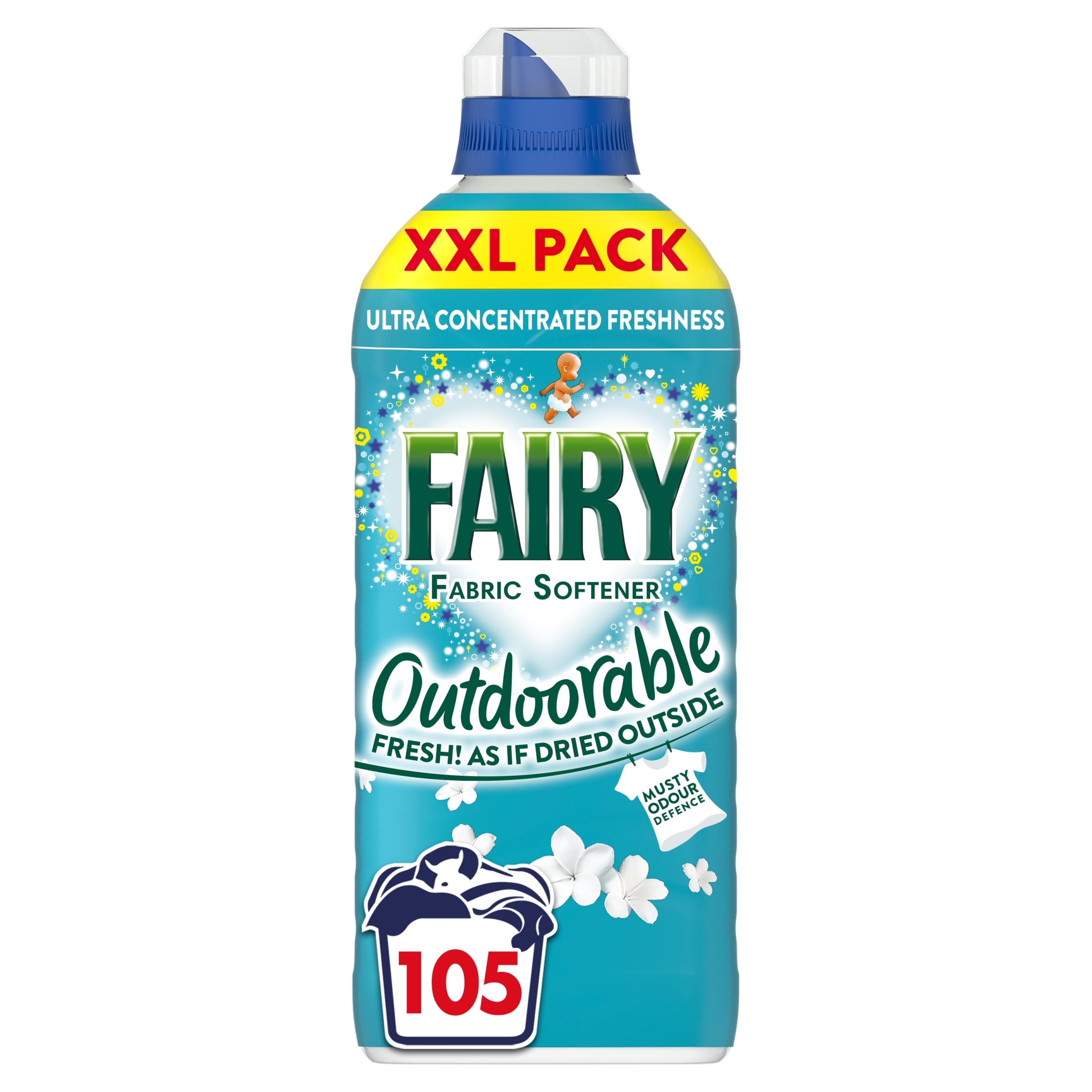 Fairy Outdoorable Fabric softener 105 Washes 1.47L
