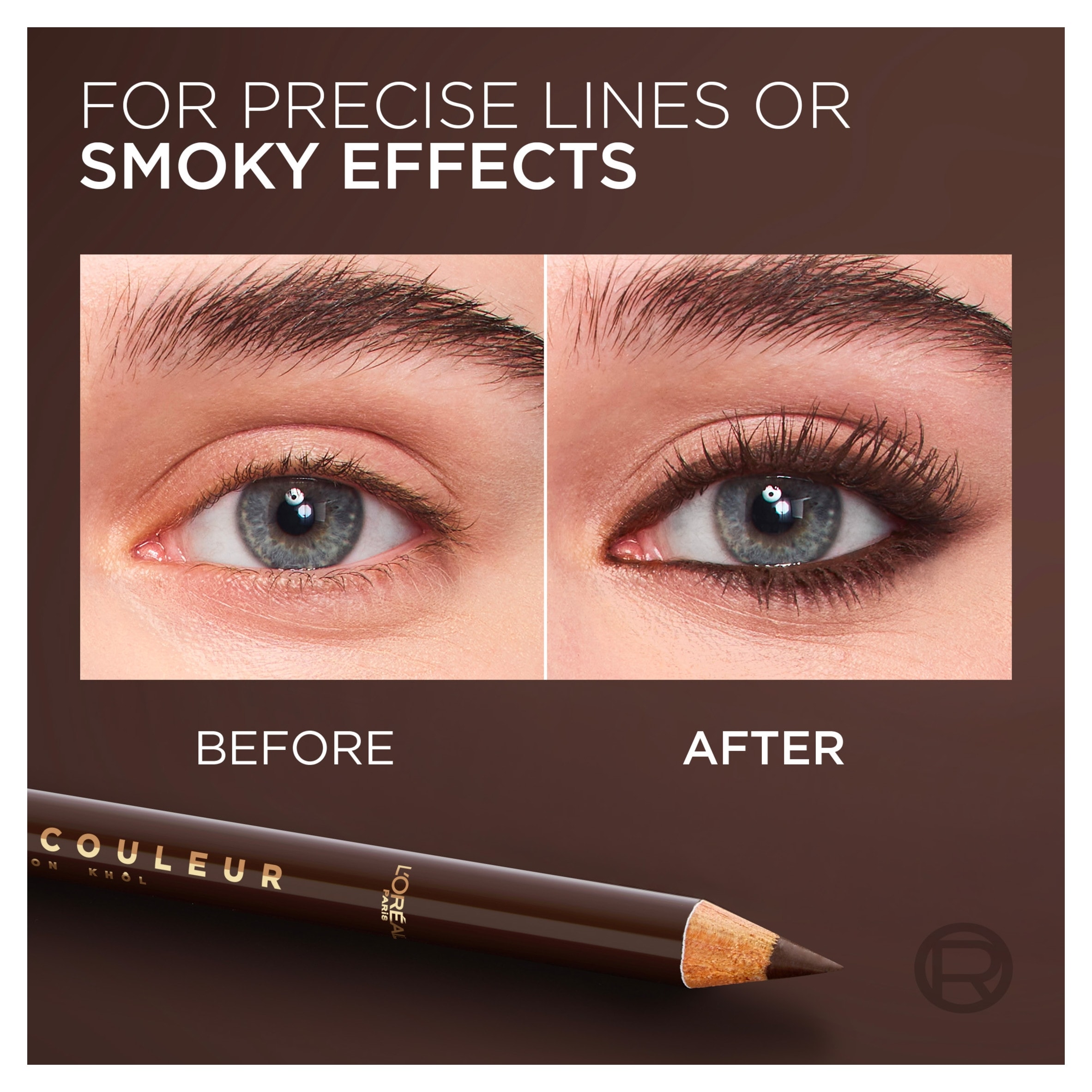 L'Oreal Paris, Haute Couleur Khôl Eyeliner, Brun Leather thumbnail 4