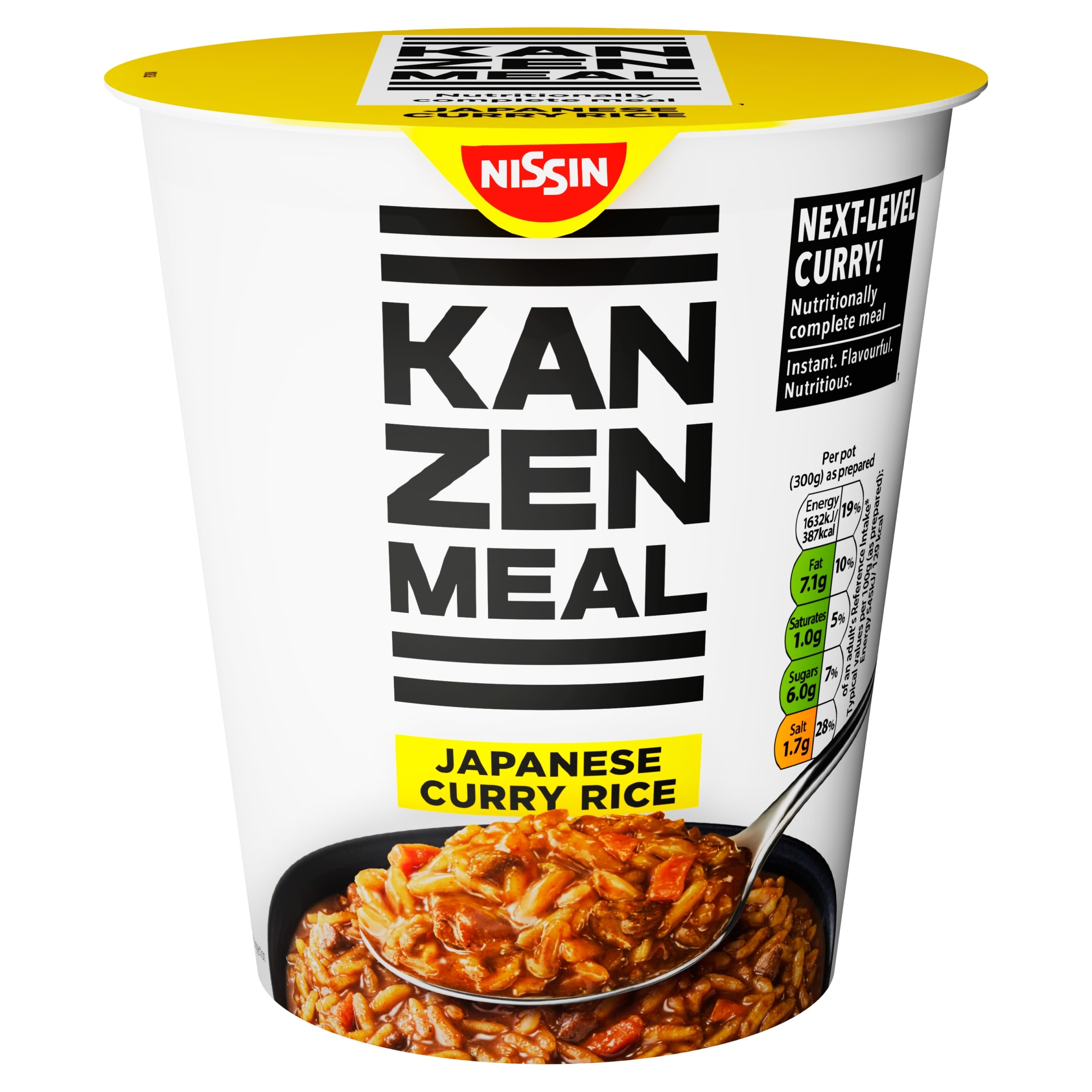 Nissin Kanzen Meal Japanese Curry Rice Pot 108g