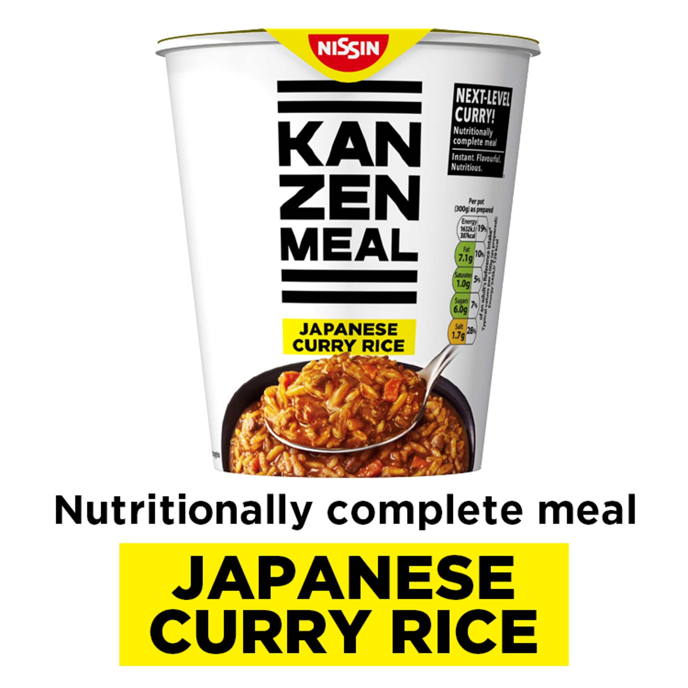 Nissin Kanzen Meal Japanese Curry Rice Pot 108g thumbnail 2