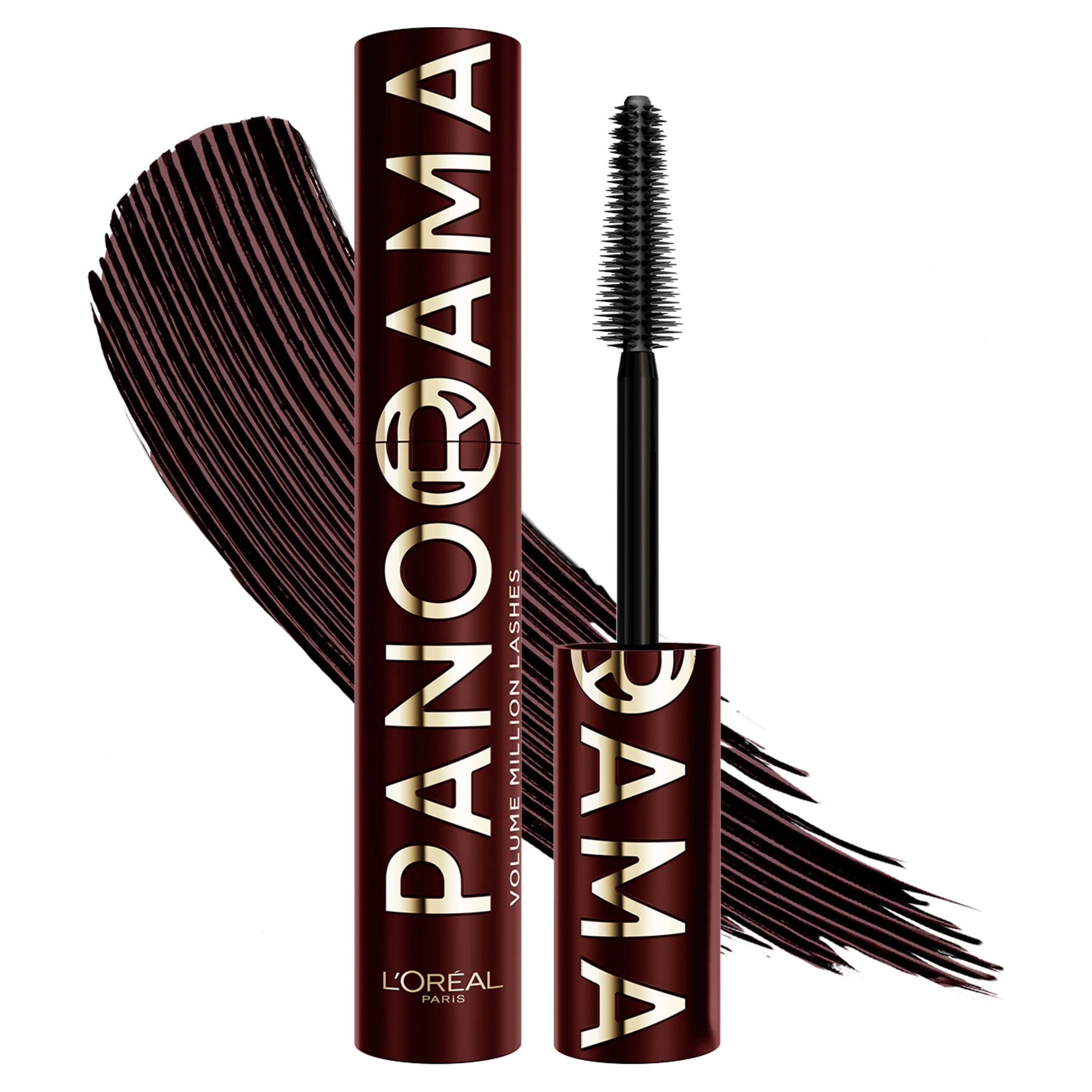 L'Oreal Paris, Volume Million Lashes Panorama Chromatic Mascara, Bordeaux Cashmere, 9.9ml