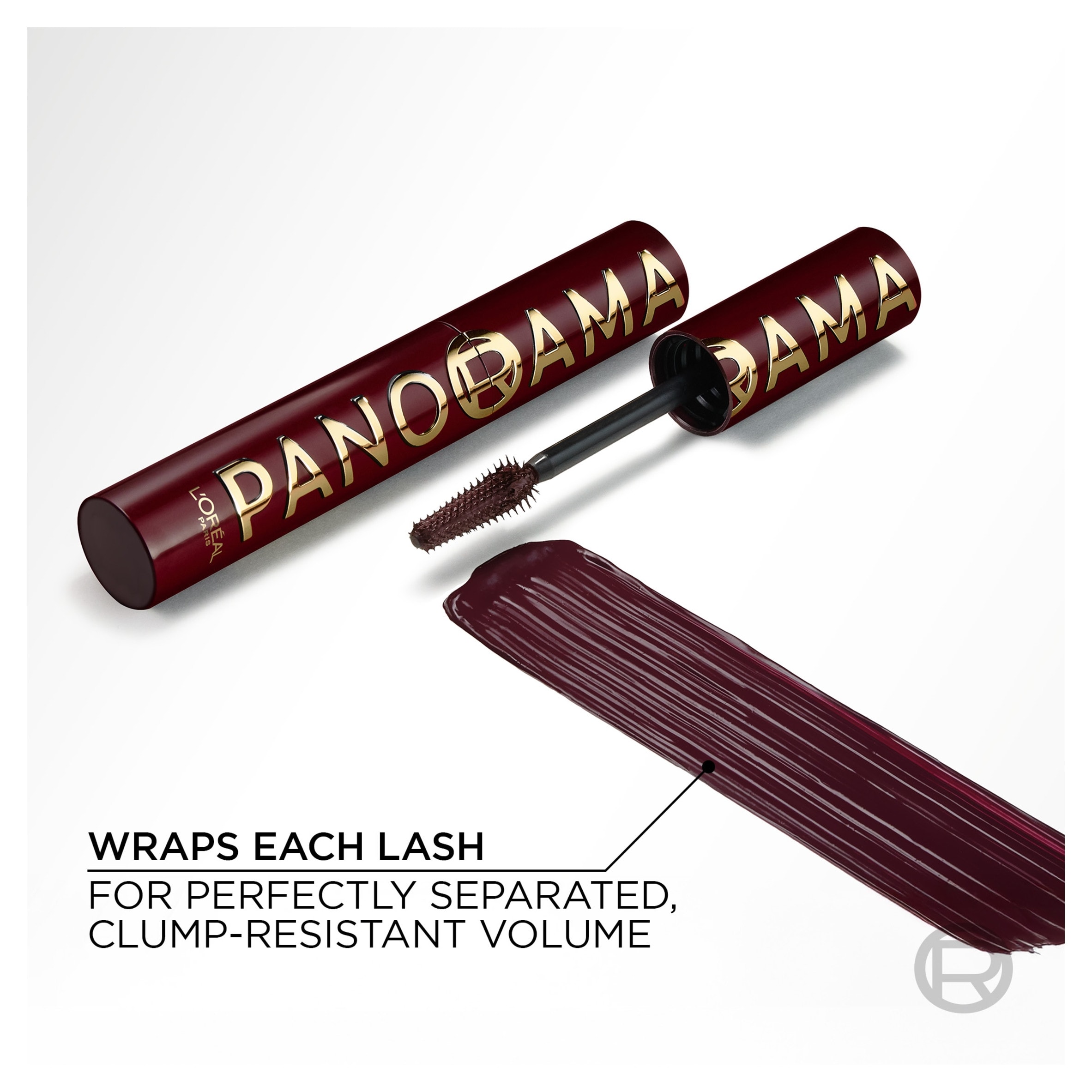 L'Oreal Paris, Volume Million Lashes Panorama Chromatic Mascara, Bordeaux Cashmere, 9.9ml thumbnail 5