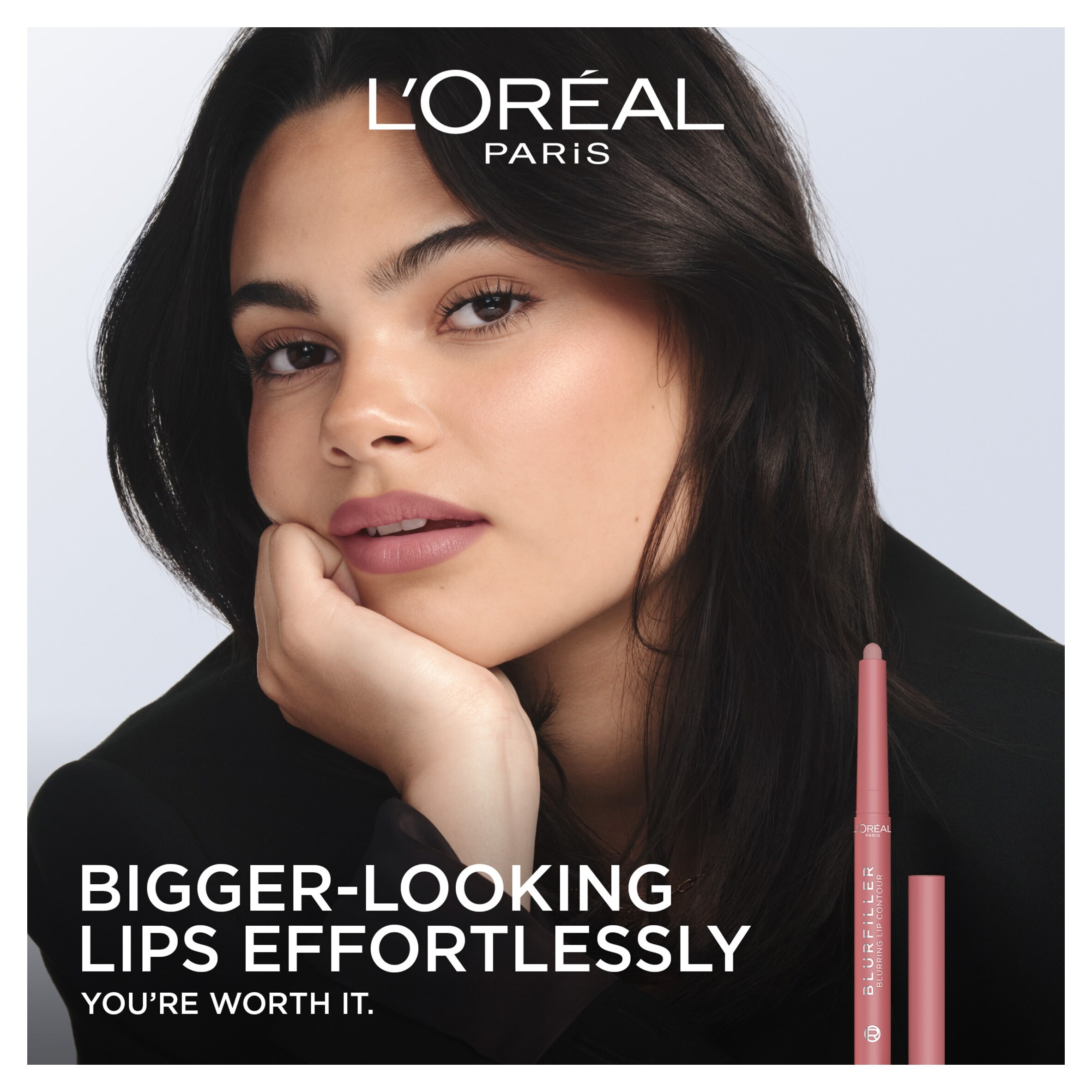 L'Oreal Paris, Blurfiller Blurring Lip Contour, 635 Worth it Medium thumbnail 3