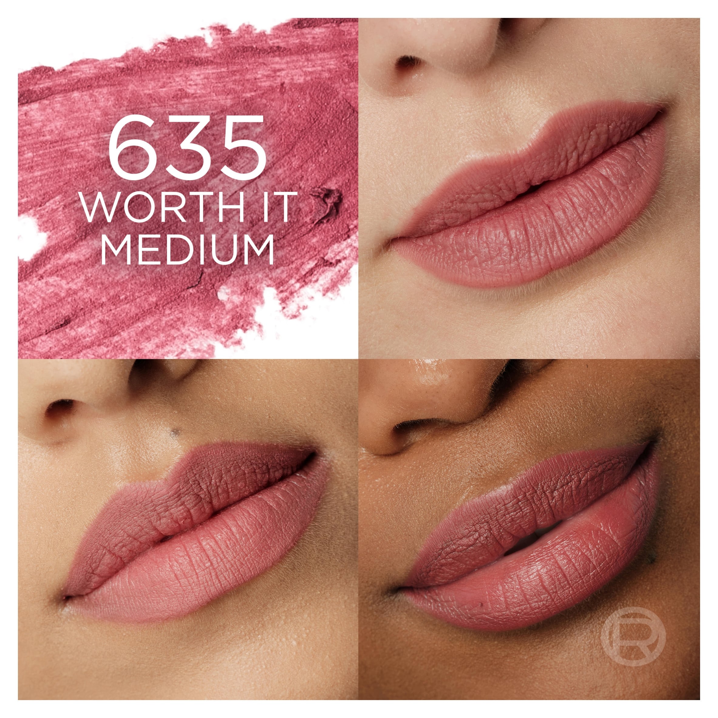 L'Oreal Paris, Blurfiller Blurring Lip Contour, 635 Worth it Medium thumbnail 4