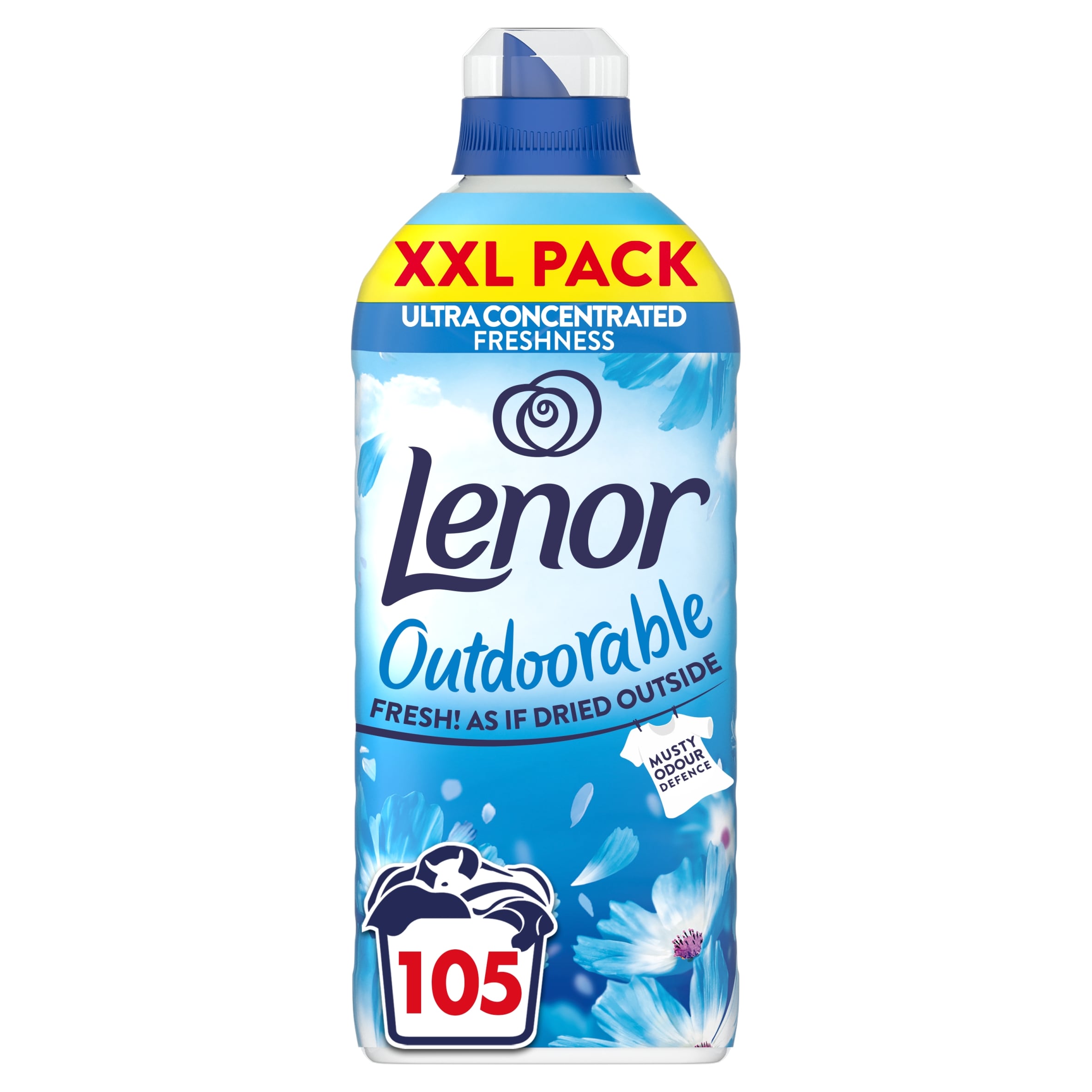 Lenor Outdoorable Fabric Conditioner Spring Awakening 105 Washes 1.47l