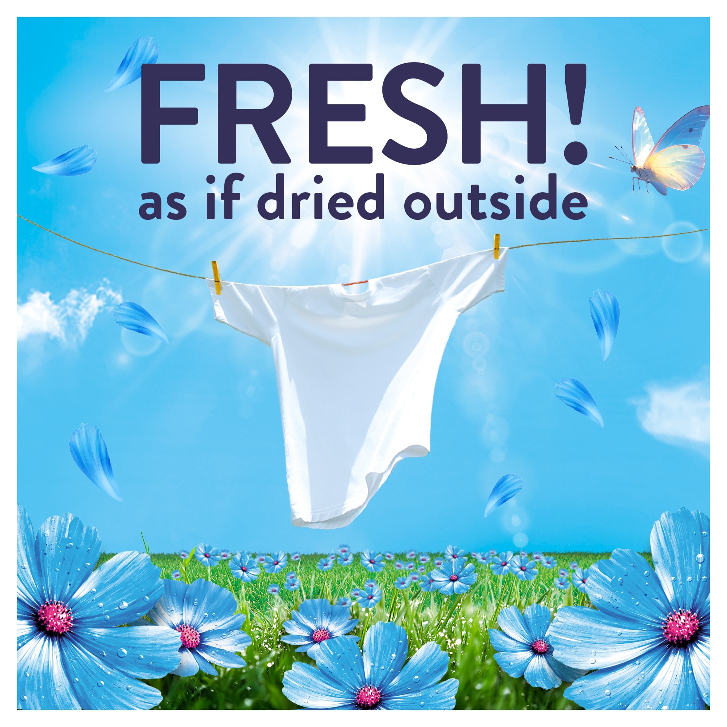 Lenor Outdoorable Fabric Conditioner Spring Awakening 105 Washes 1.47l thumbnail 5