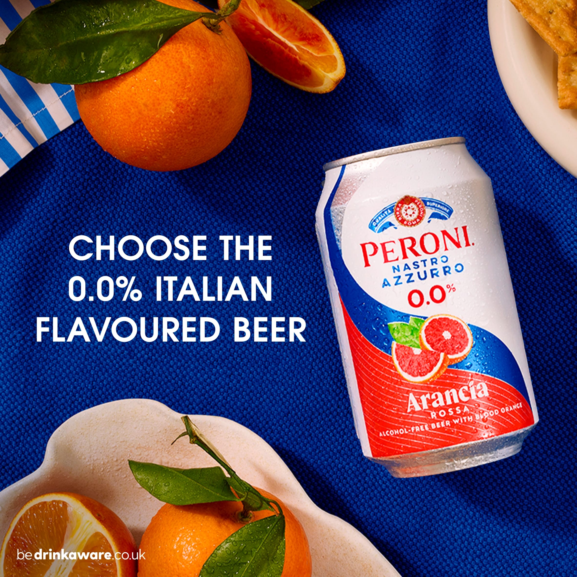 Peroni 0.0% Blood Orange Alcohol Free Beer Cans 4x330ml thumbnail 2