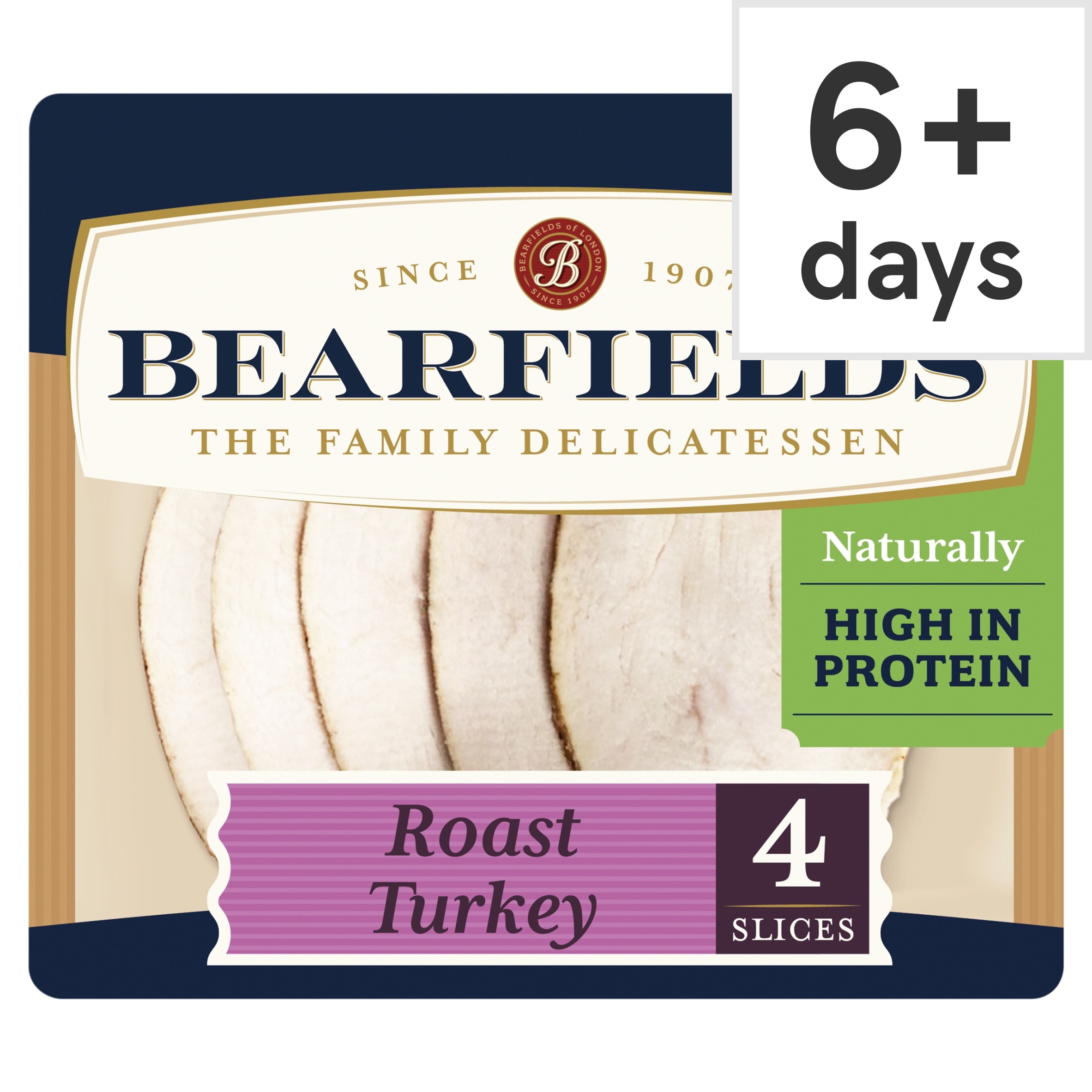 Bearfields Carved 4 Slices Roast Turkey 90g