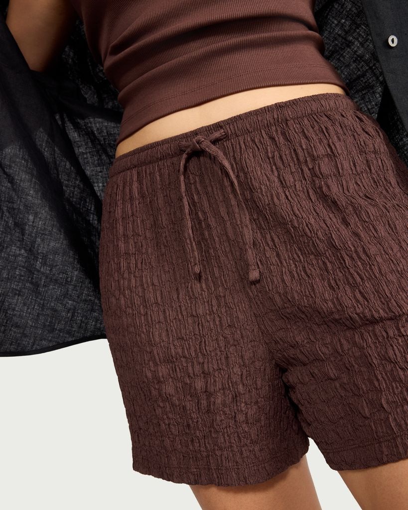 F&F Textured Shorts in Brown