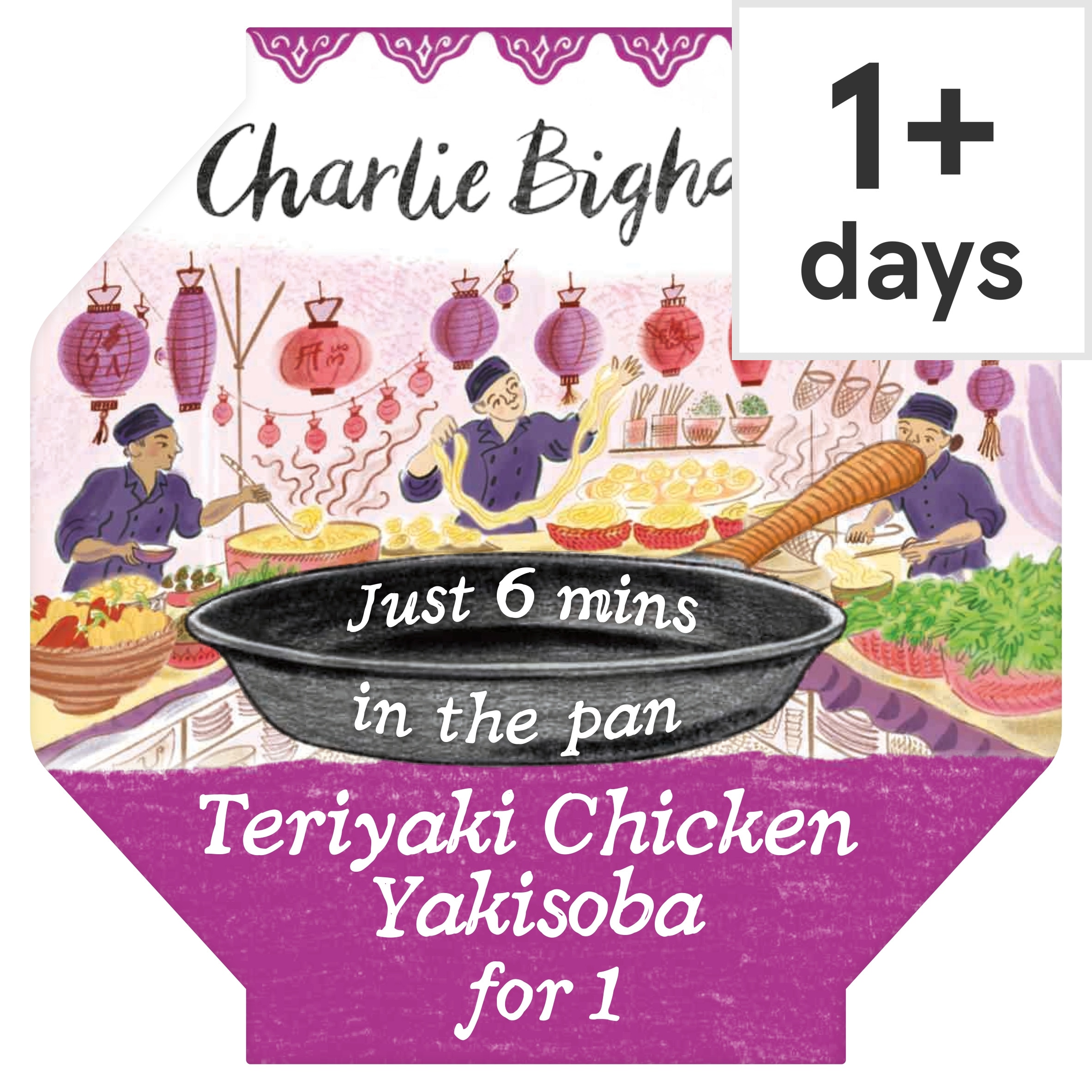 Charlie Bigham's Pan Fry Teriyaki Chicken Yakisoba 380g
