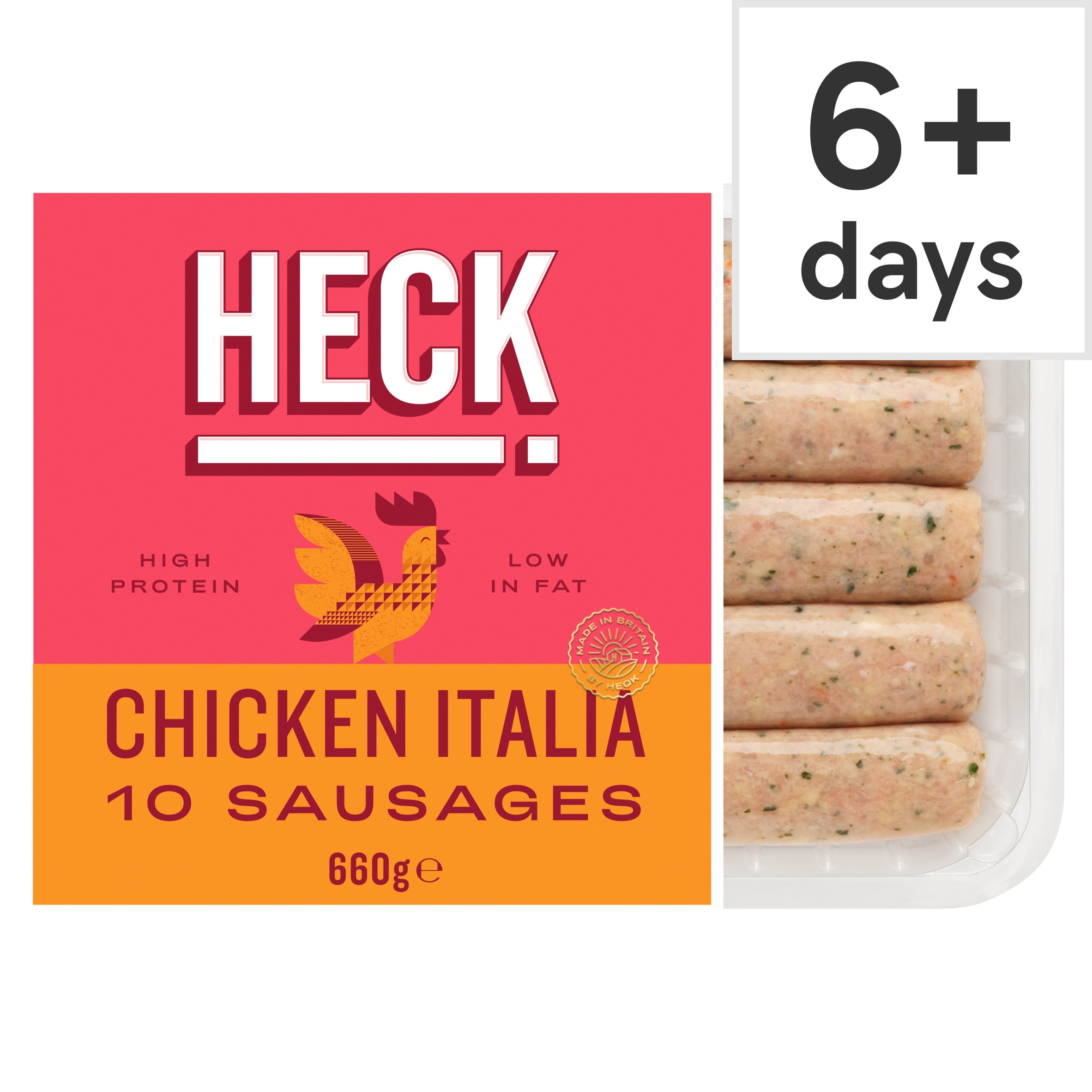 HECK! Chicken Italia 10 Sausages 660g