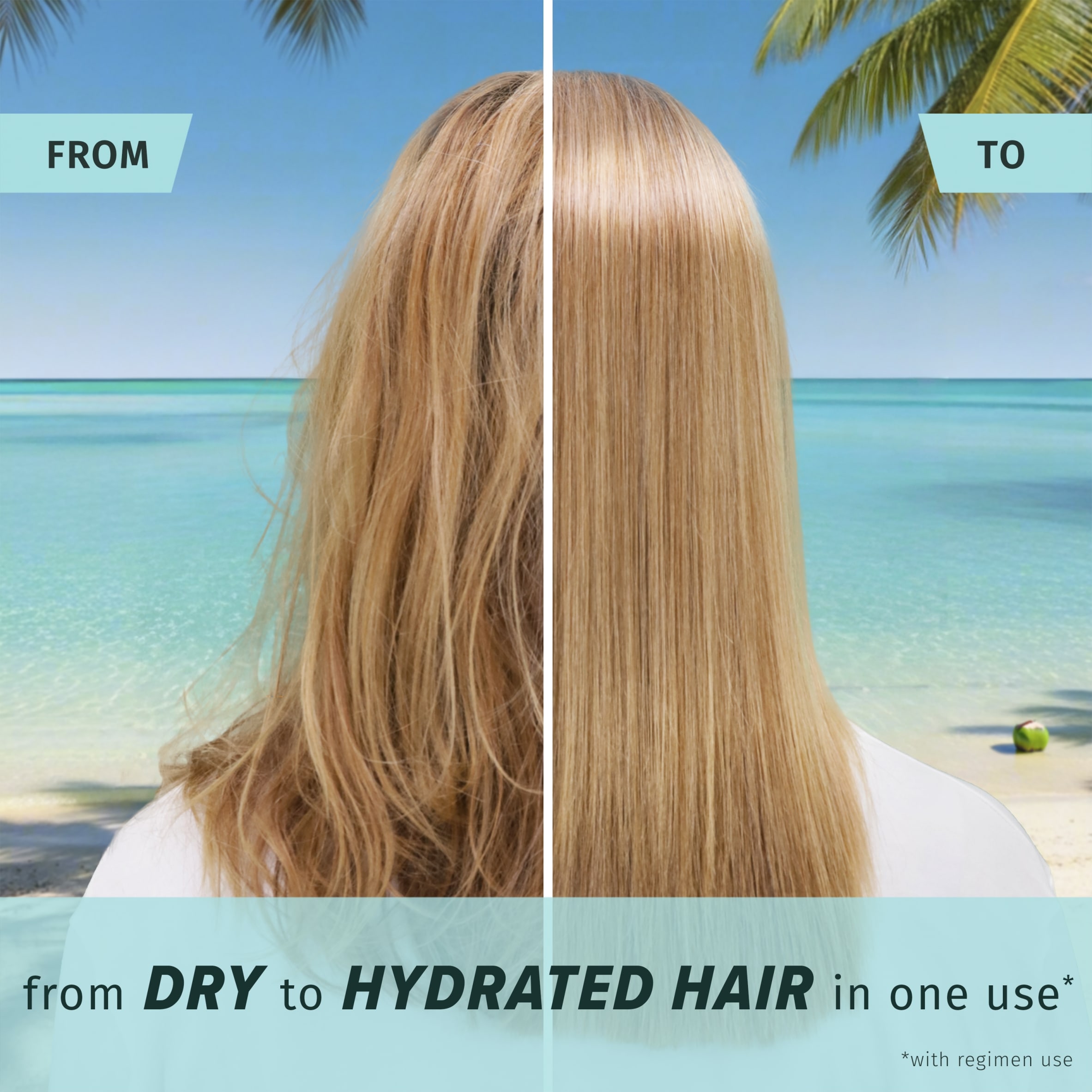 Herbal Essences Fiji Lightweight Hydration with Coconut Extract Conditioner 250ml thumbnail 3
