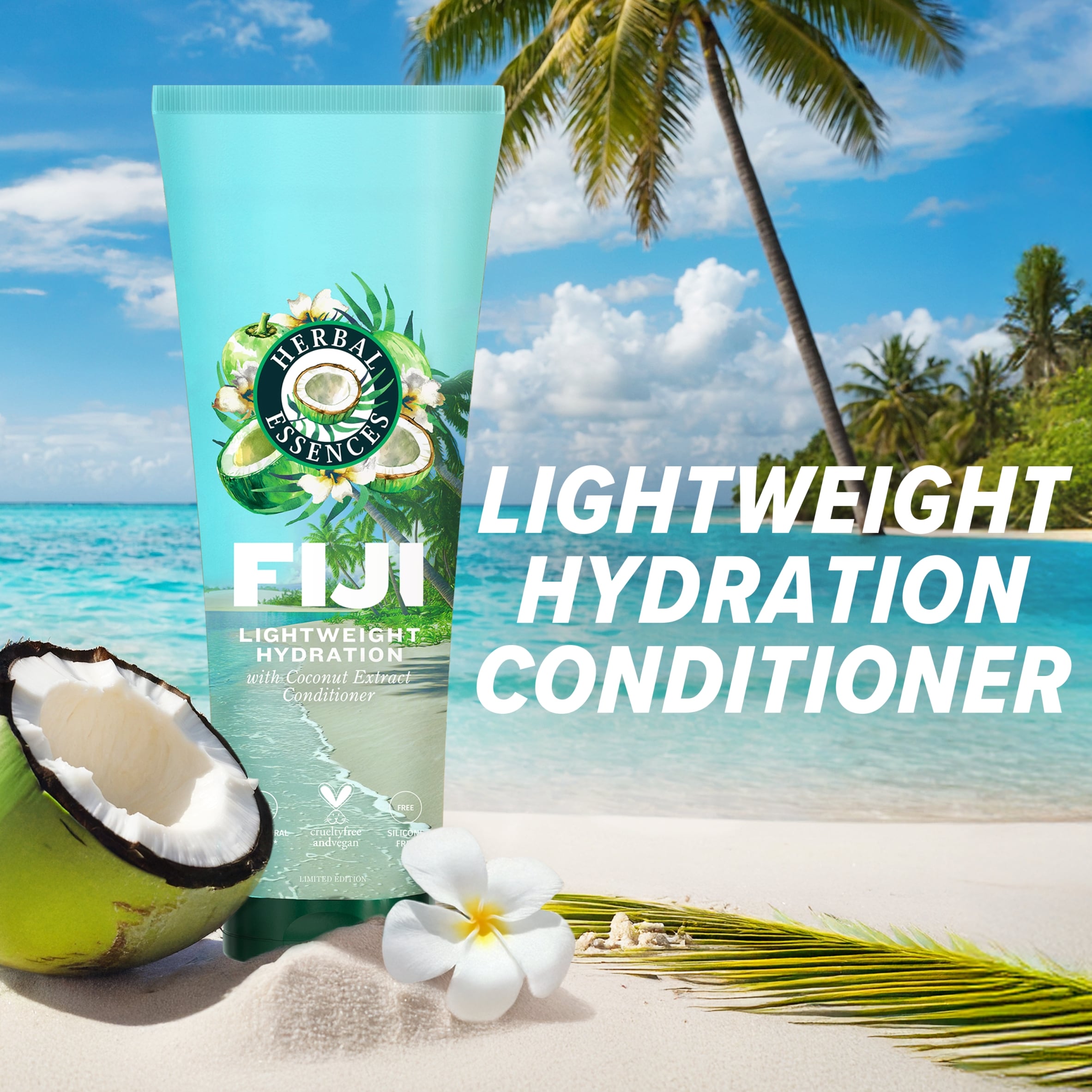 Herbal Essences Fiji Lightweight Hydration with Coconut Extract Conditioner 250ml thumbnail 5