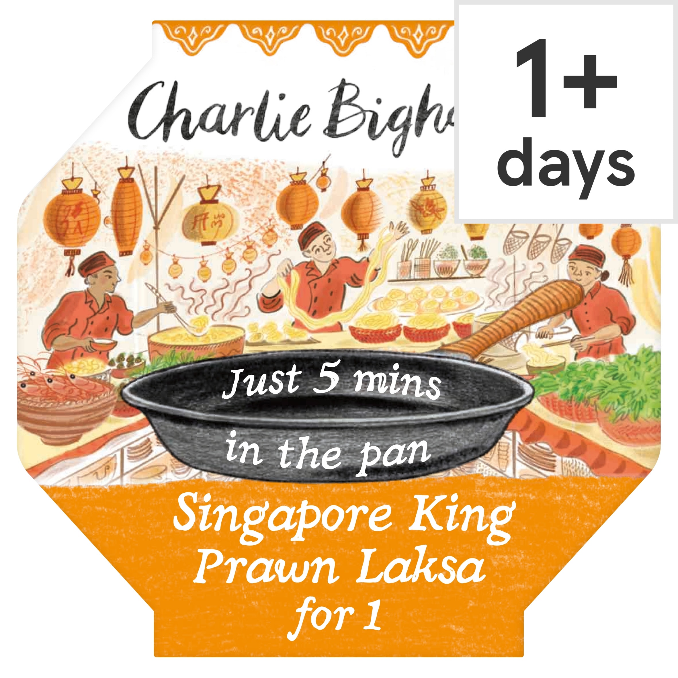 Charlie Bigham's Pan Fry Singapore King Prawn Laksa 350g