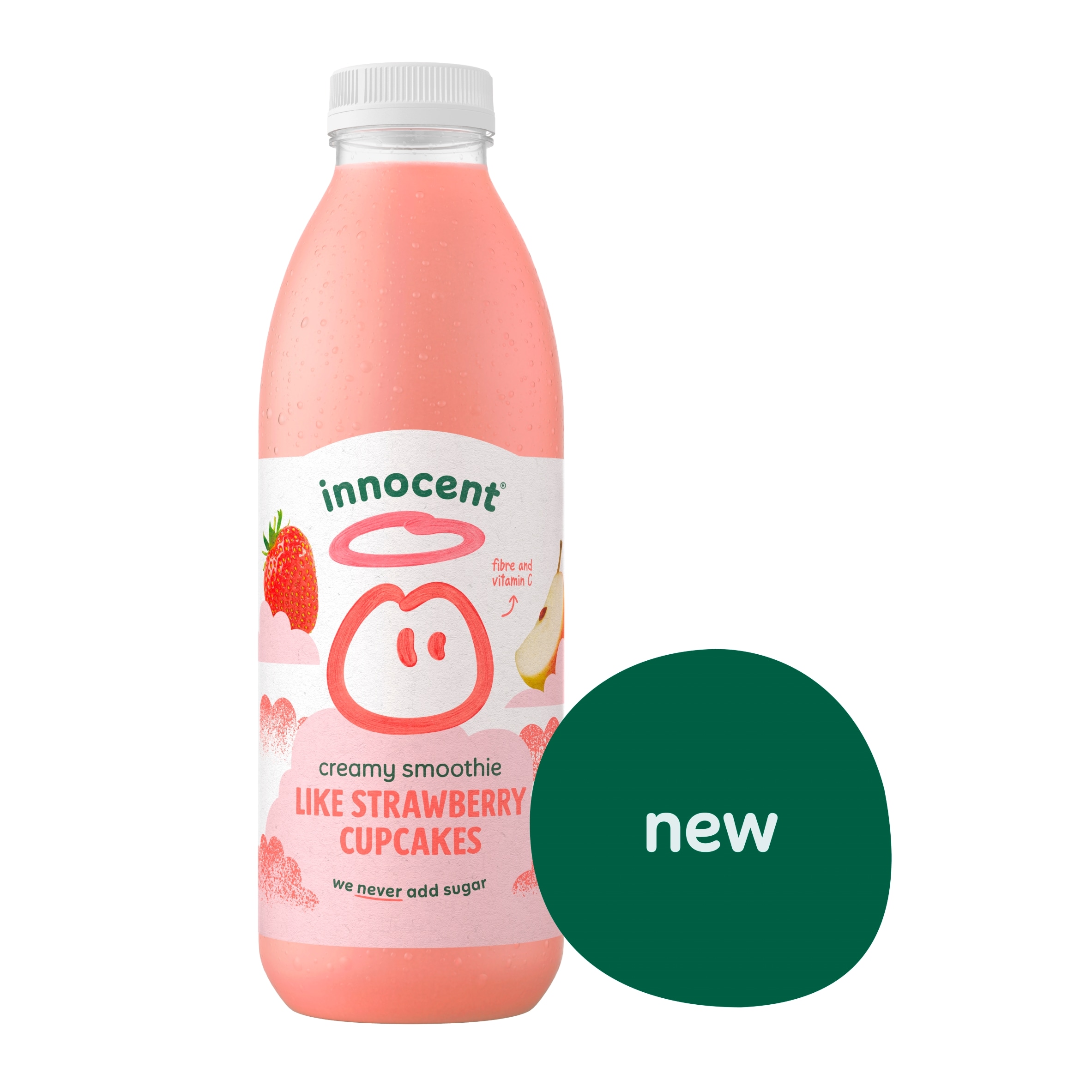 innocent Like Strawberry Cupcakes Creamy Smoothie 750ml thumbnail 2