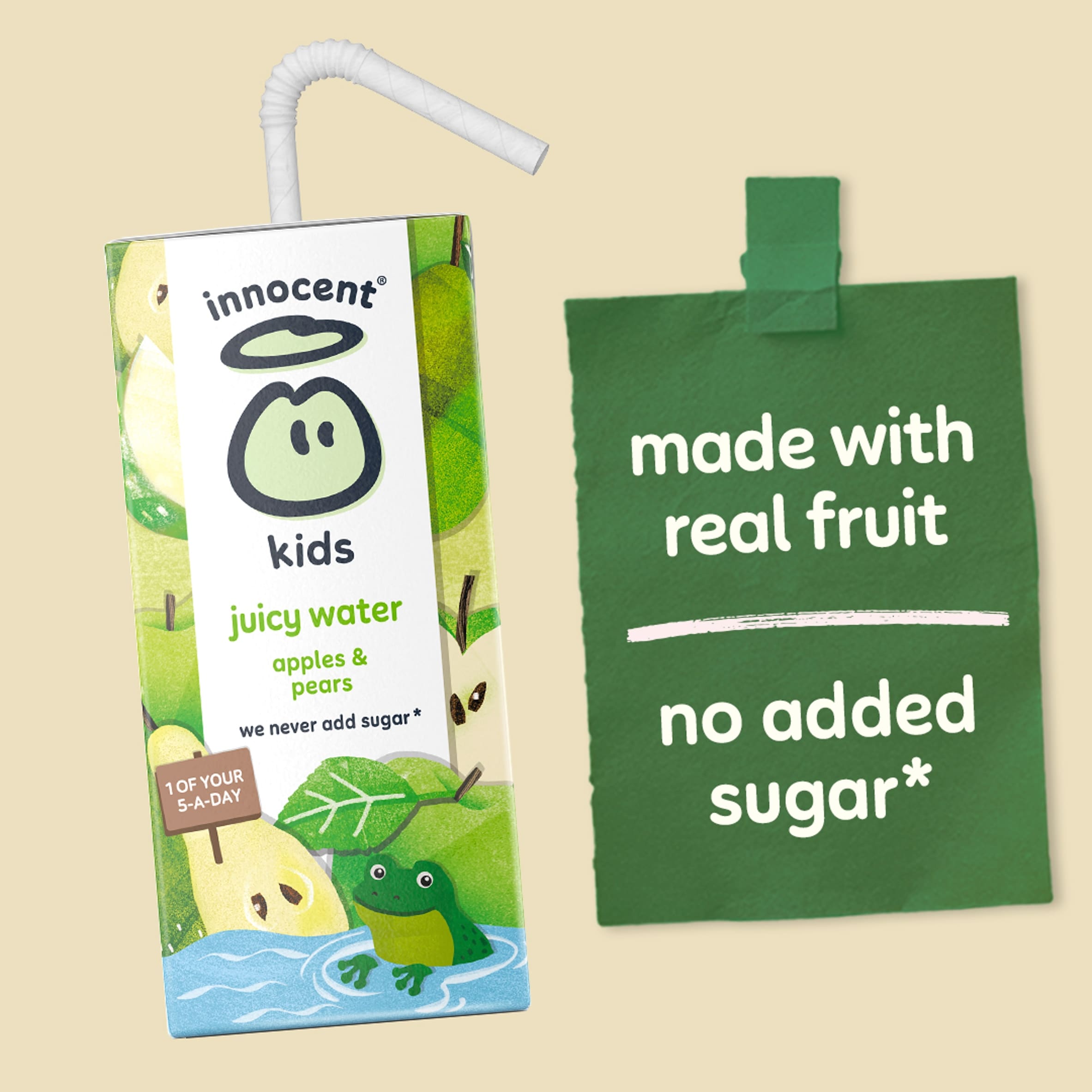 innocent Kids Juicy Water Apples & Pears 3 x 200ml thumbnail 4