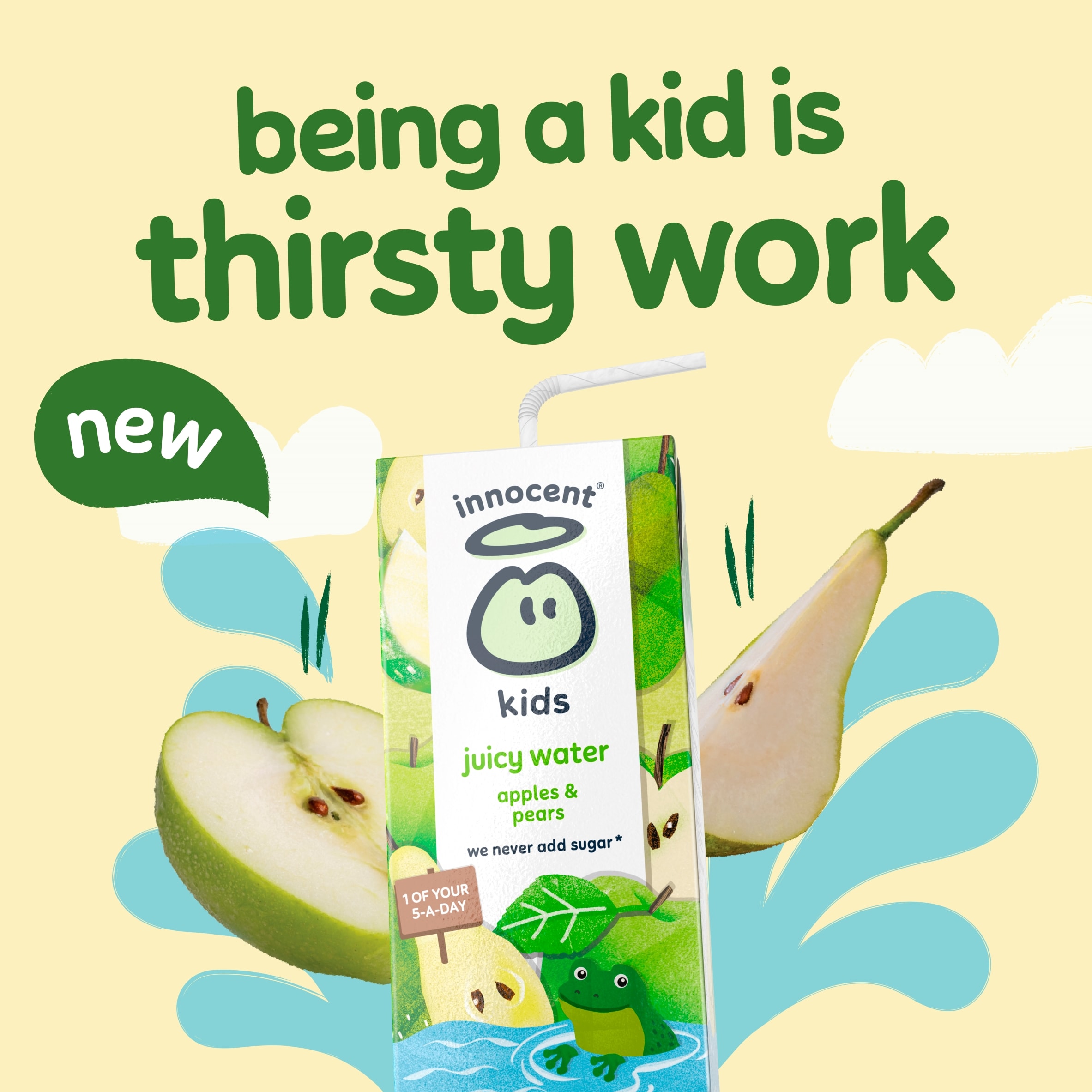 innocent Kids Juicy Water Apples & Pears 3 x 200ml thumbnail 5