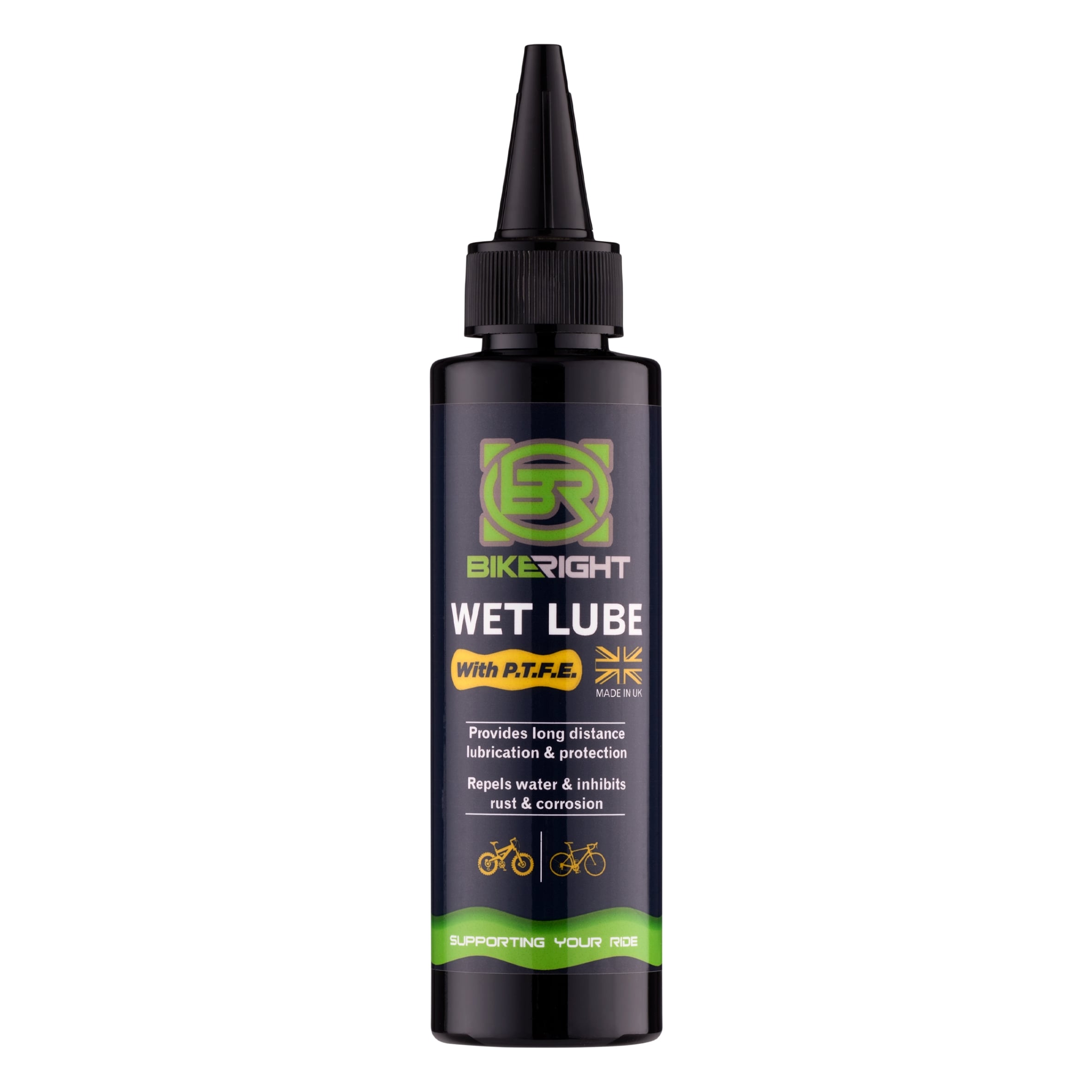 Bikeright Wet Lube With PTFE 125ml