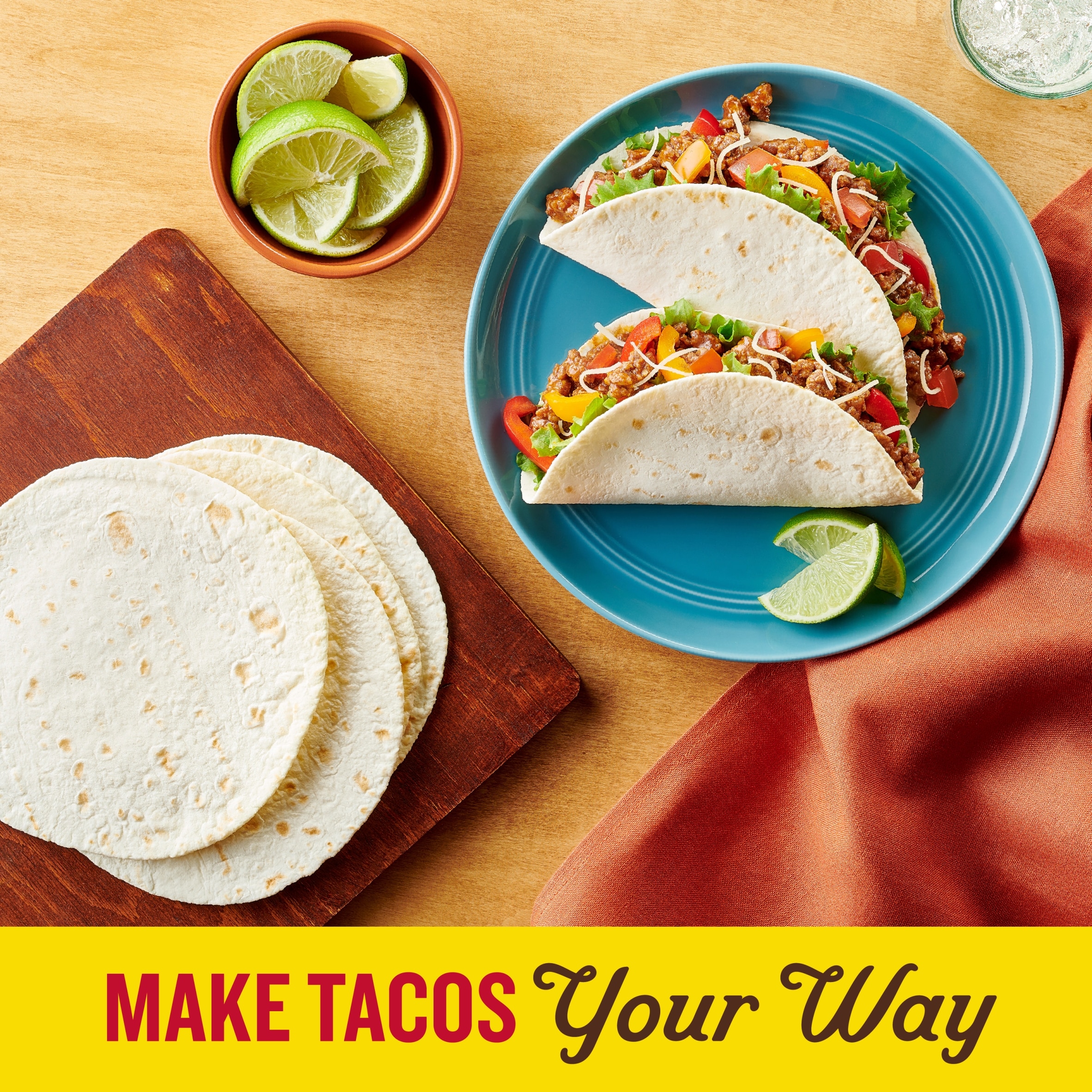 Old El Paso Soft Taco Kit Sweet Paprika & Garlic 499g thumbnail 3