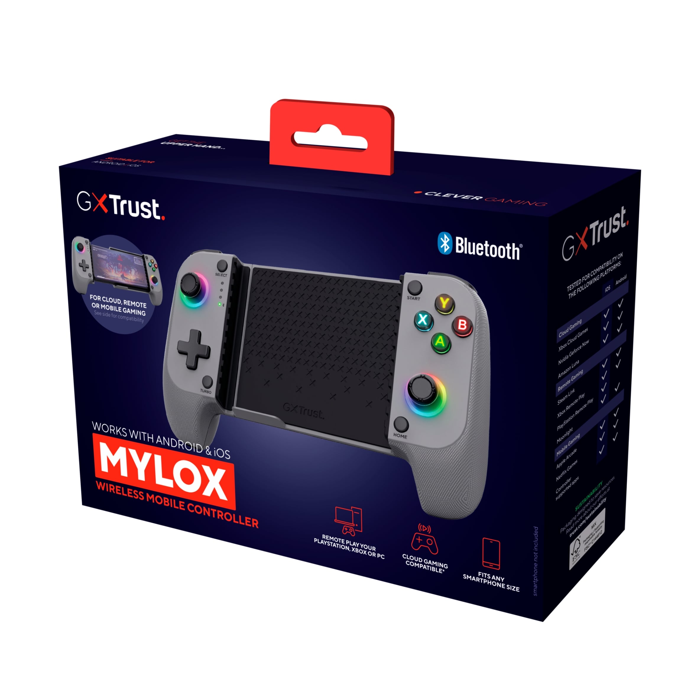 Trust 735G Mylox Grey Wireless Mobile Gaming Controller