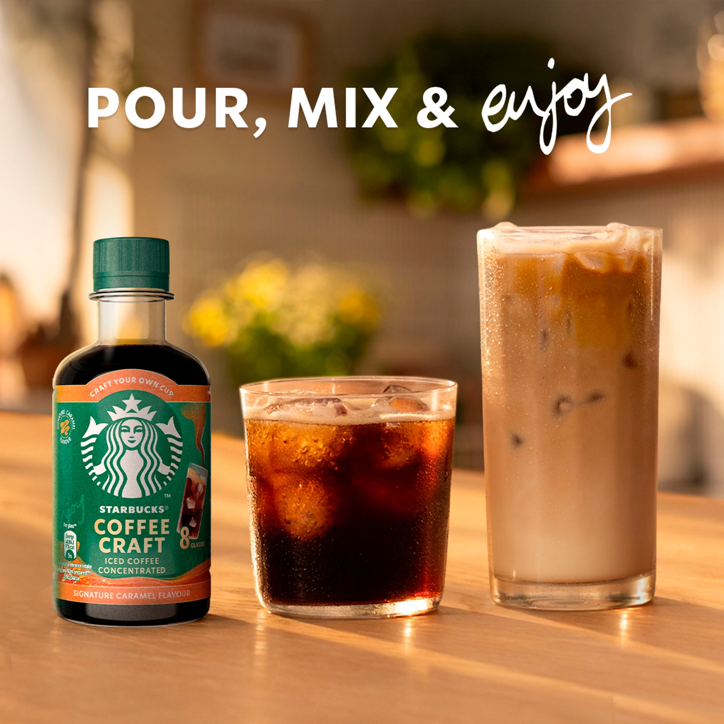 Starbucks 260ml Signature Caramel Flavour Concentrated Iced Coffee thumbnail 2