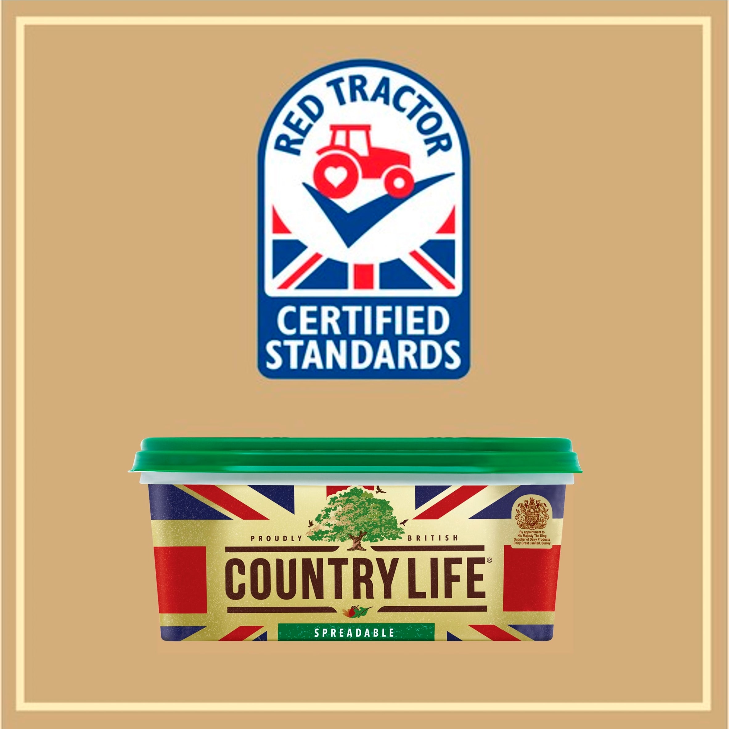 Country Life Spreadable butter blended with British rapeseed oil 400g thumbnail 3