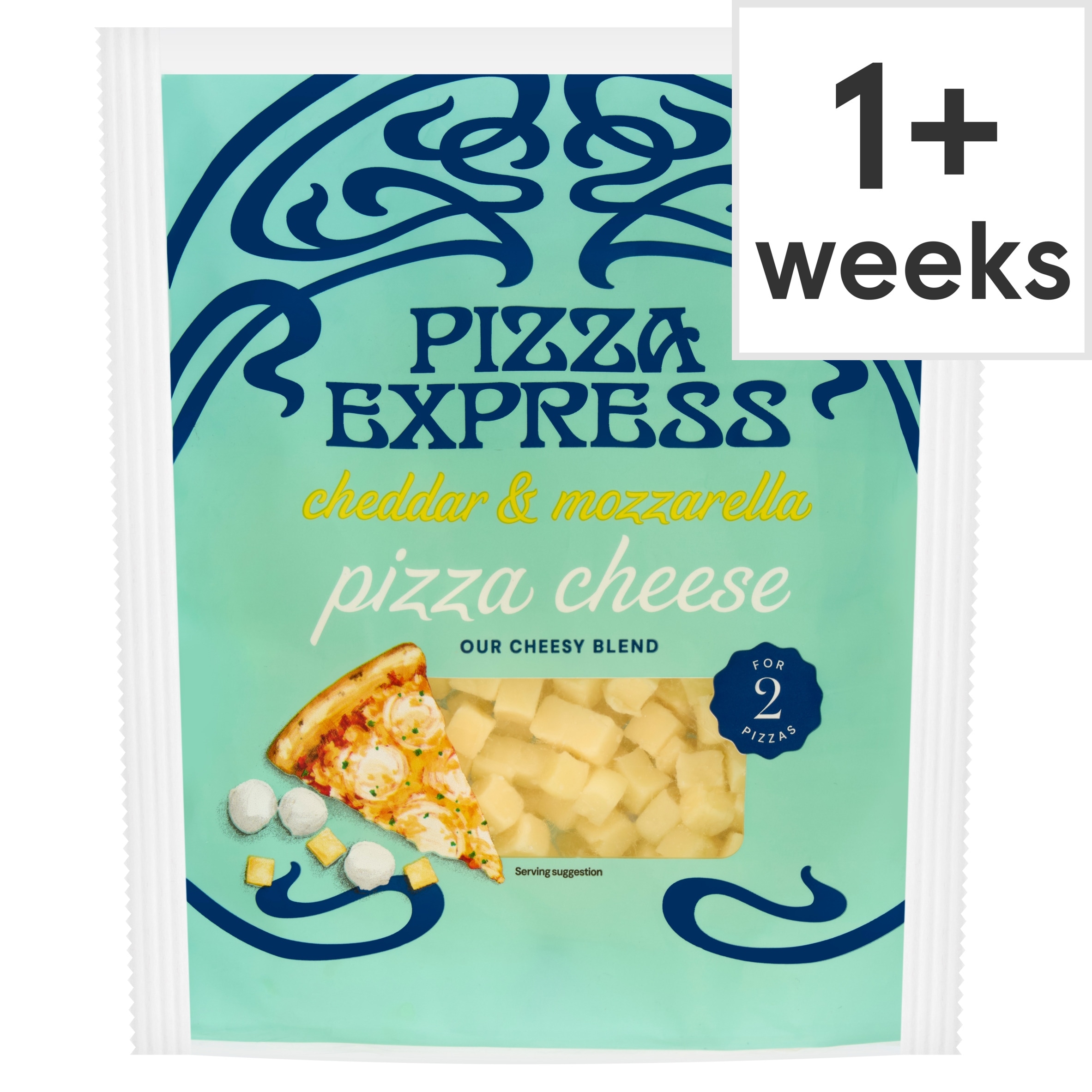 Pizza Express Cheddar Mozzarella Pizza Cheese 180g