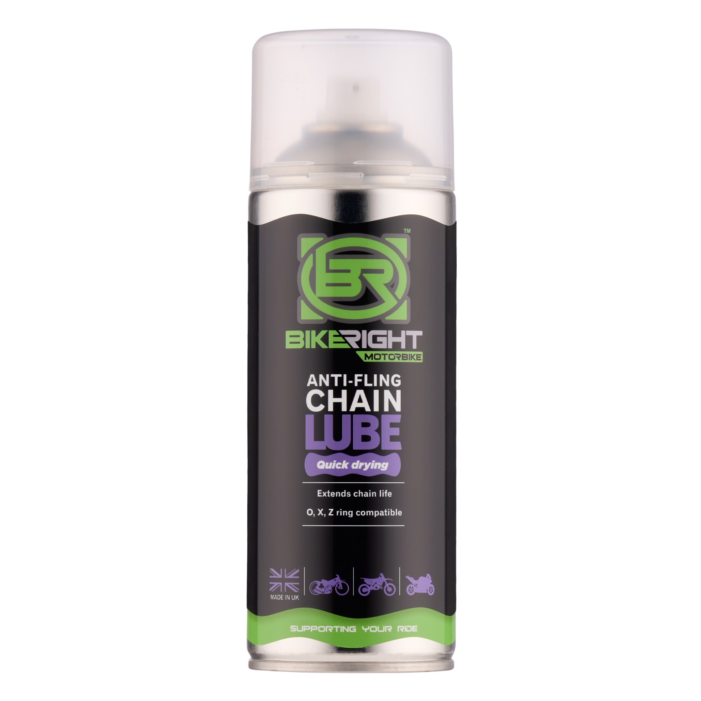 BikeRight Motorbike Anti-Fling Chain Lube 400ml
