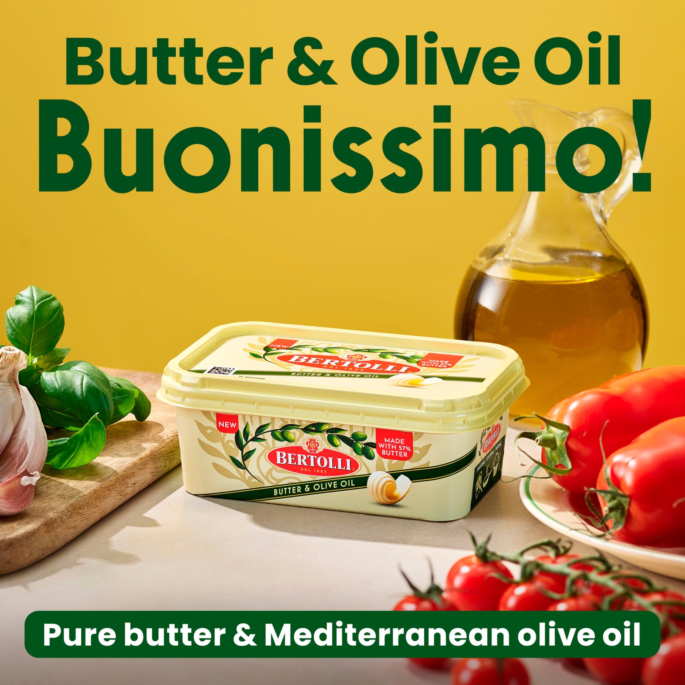 Bertolli Spreadable Blend of Butter and Olive Oil 400g thumbnail 2