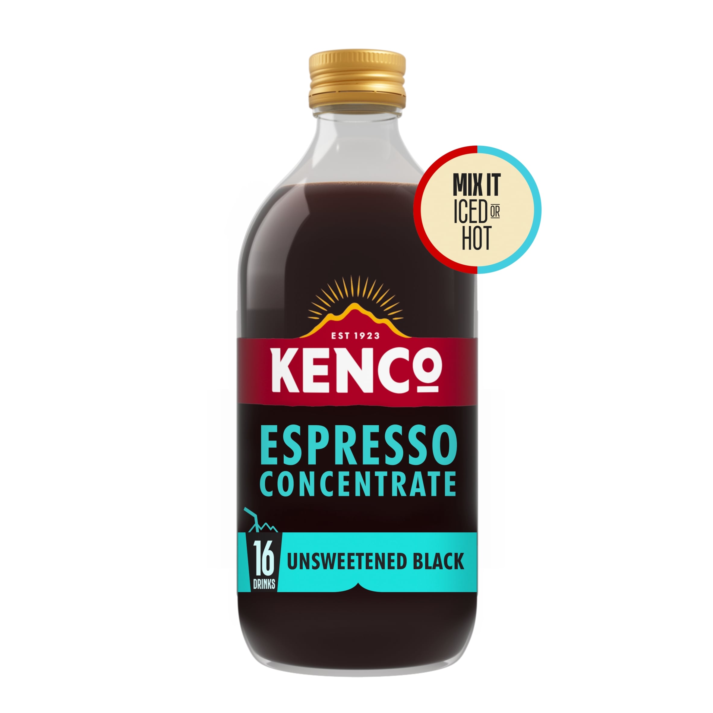 KENCO ICED HOT ESPRESSO CONCENTRATE BLACK 485ML