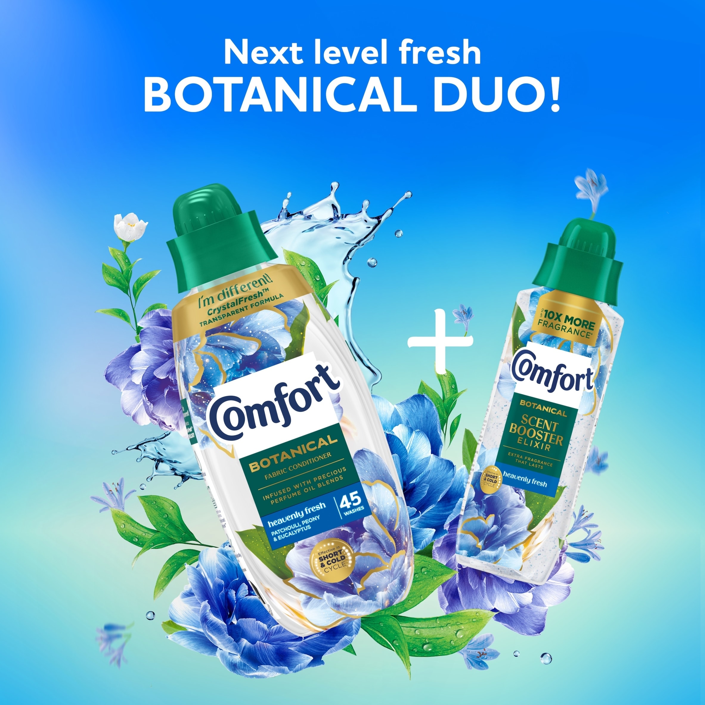 Comfort Botanical Heavenly Fresh Fabric Conditioner 45 Washes 675ml thumbnail 5