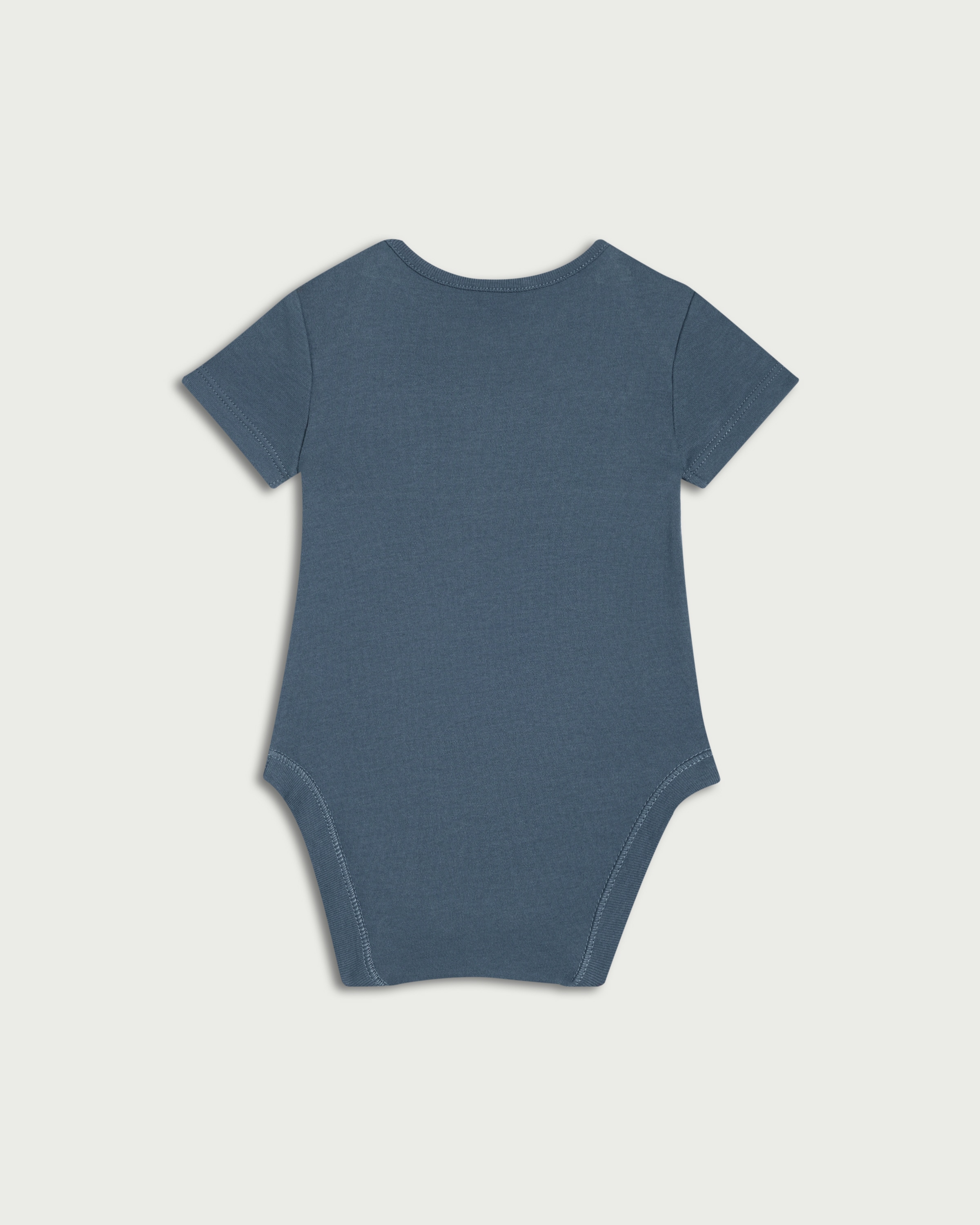F&F Baby 5-Pack Pure Cotton Bodysuits in Blue thumbnail 2