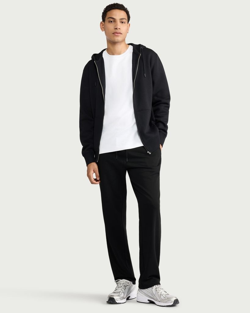 F&F Active EVERYHOUR Cotton Rich Open Hem Joggers in Black