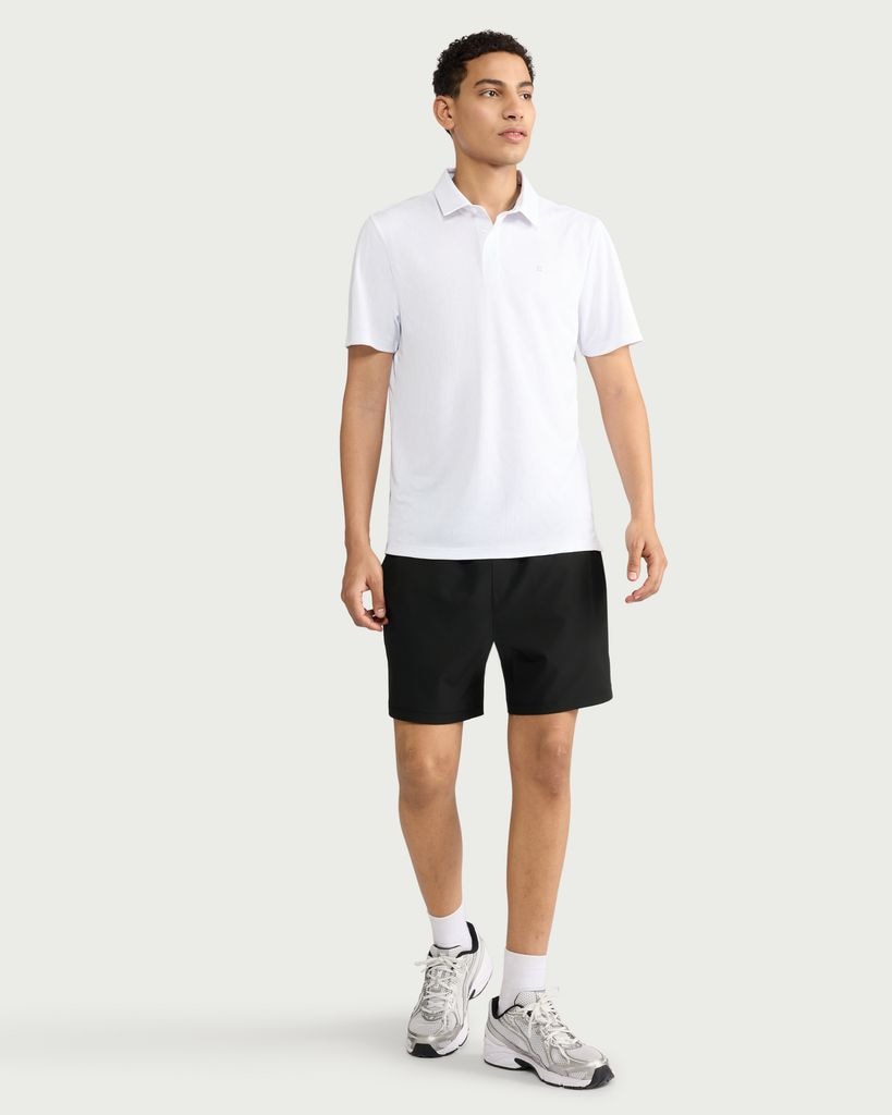 F&F Active ULTRARUN Side Stripe Shorts in Black