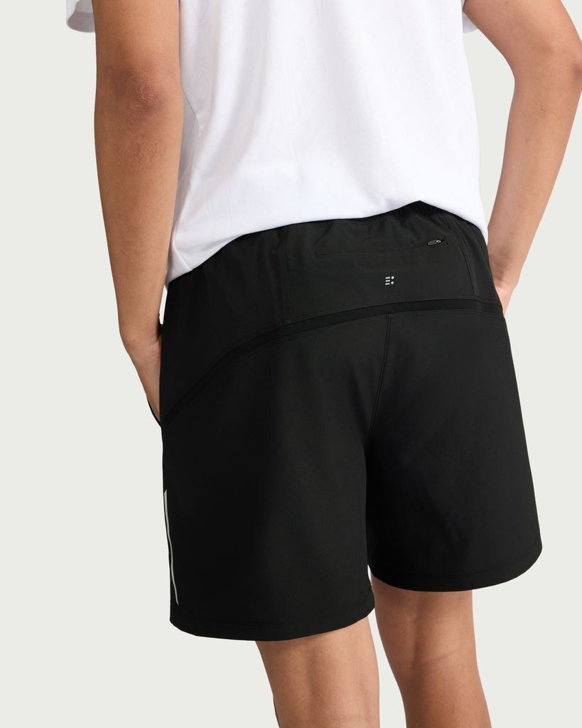 F&F Active ULTRARUN Side Stripe Shorts in Black thumbnail 2