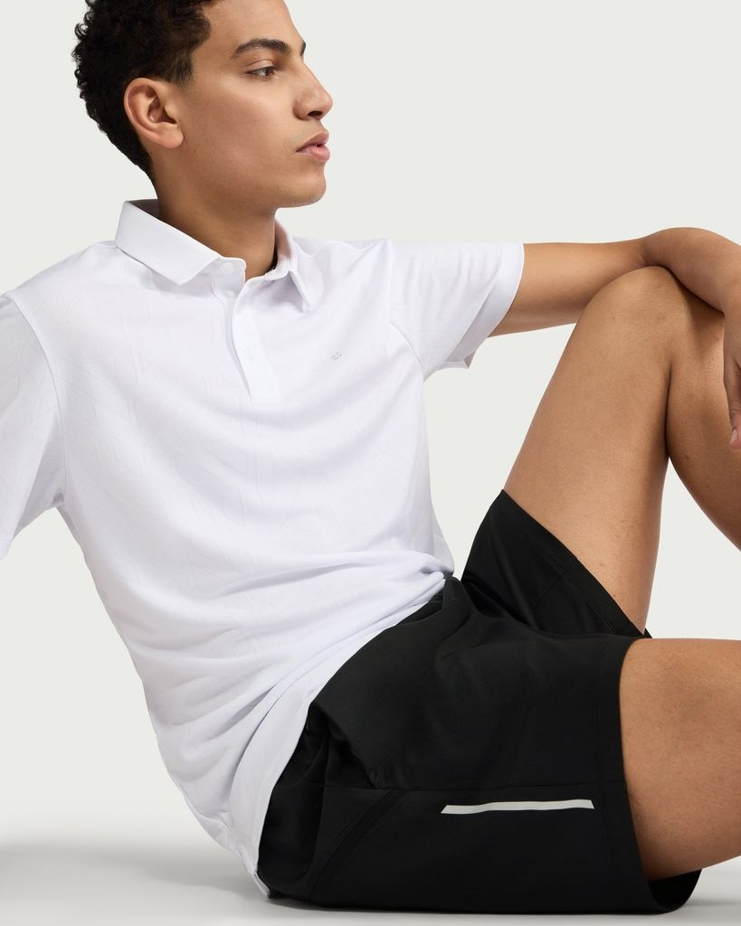 F&F Active ULTRARUN Side Stripe Shorts in Black thumbnail 3