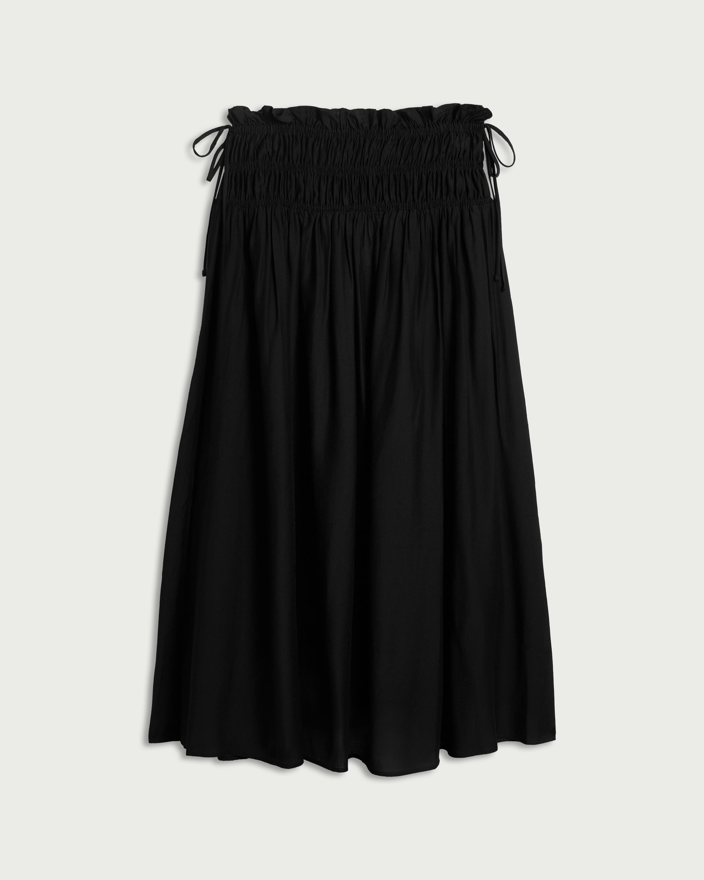 F&F Maxi Beach Skirt in Black thumbnail 4
