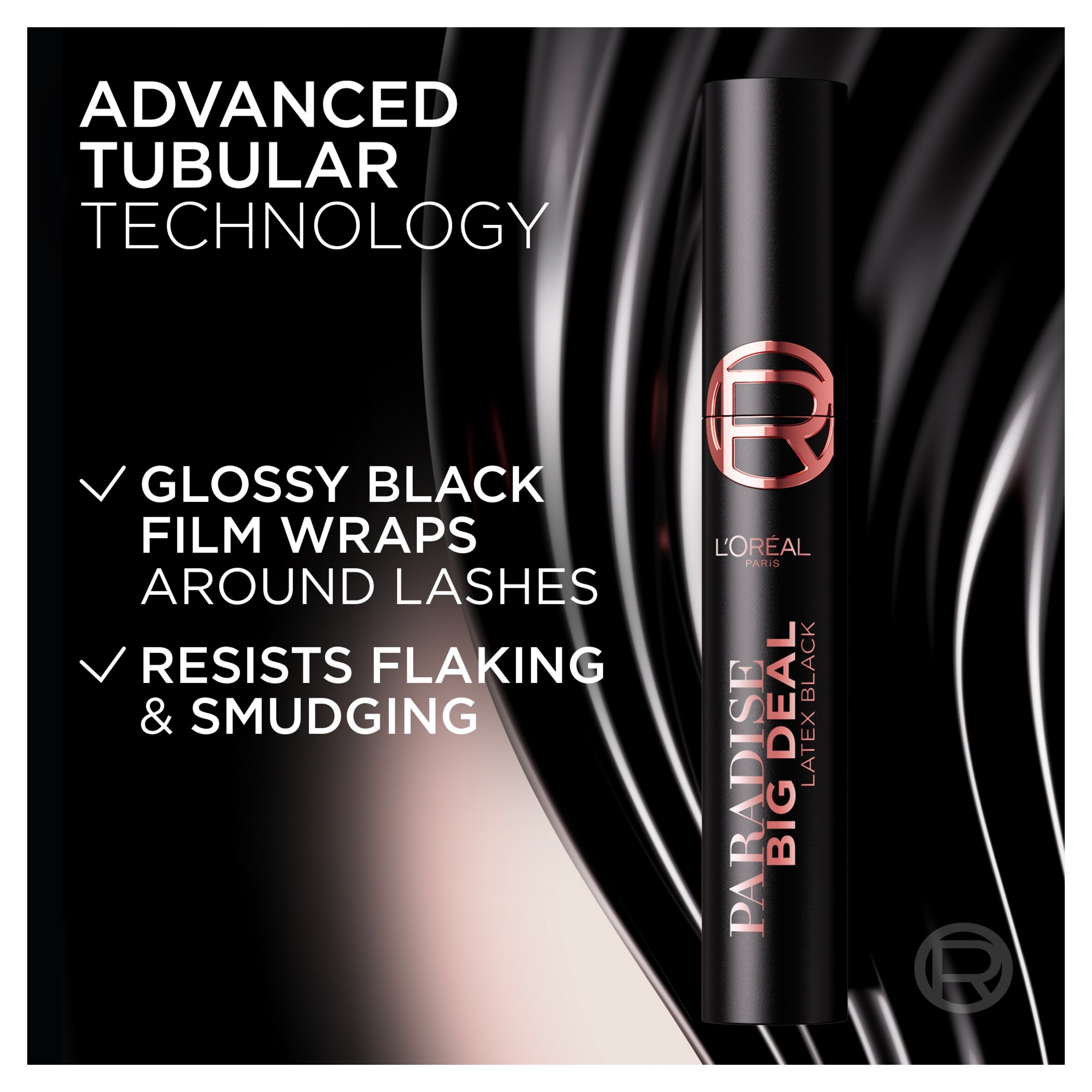L'Oreal Paris, Paradise Big Deal Mascara, Latex Black, 9.9ml thumbnail 4