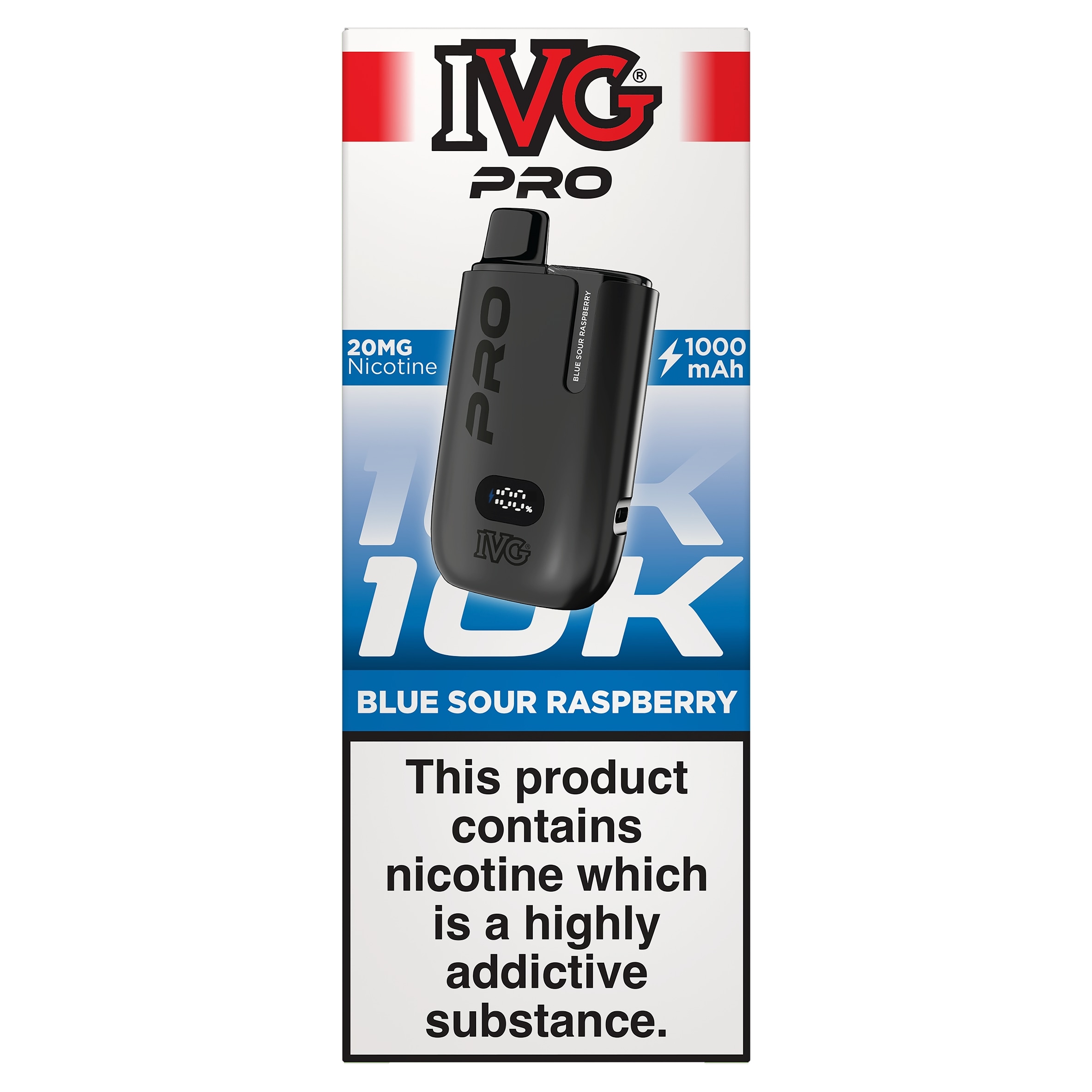 IVG PRO Blue Sour Raspberry 20mg