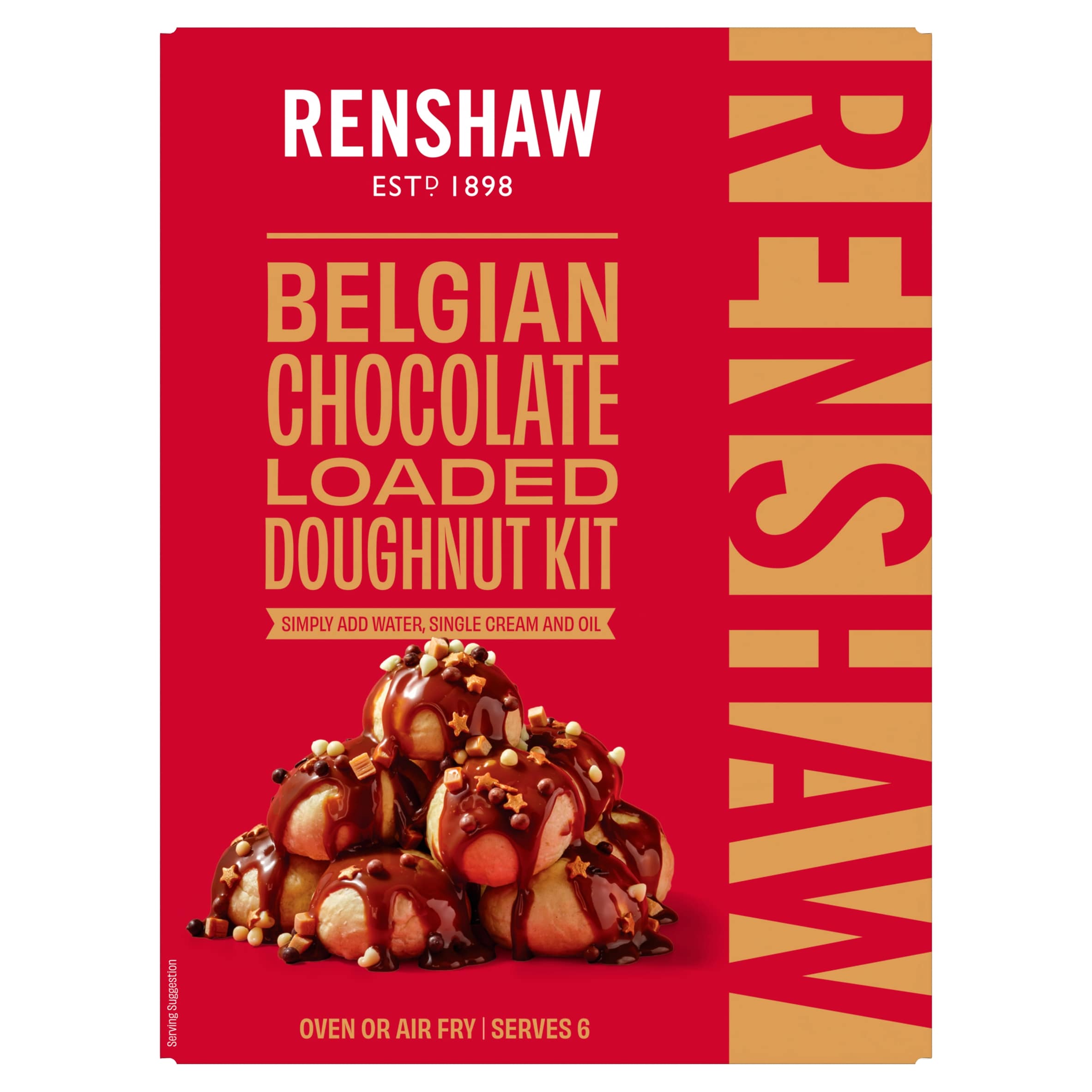 Renshaw Belgian Chocolate Loaded Doughnut Kit 265g