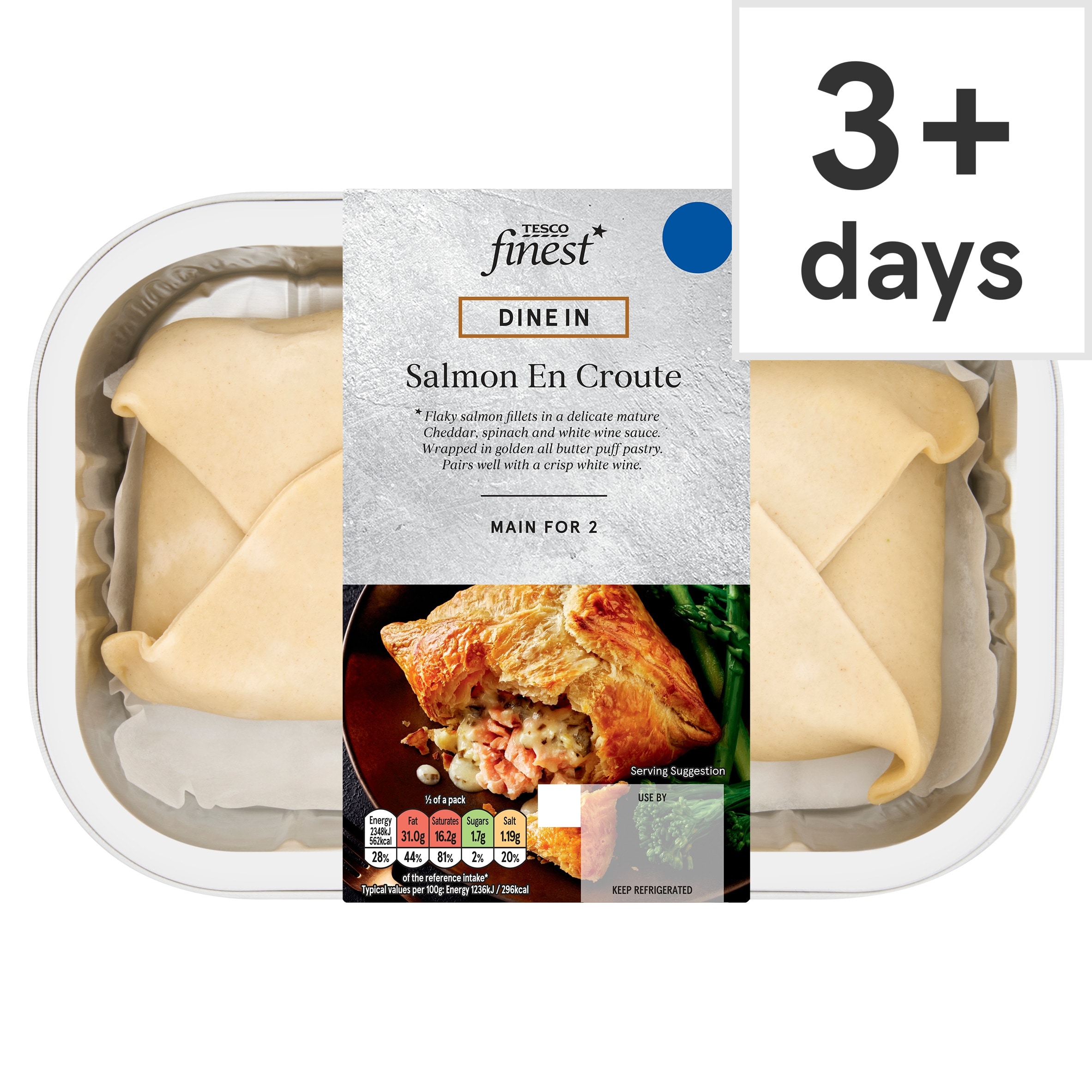 Tesco Finest Dine In Salmon En Croute 380g