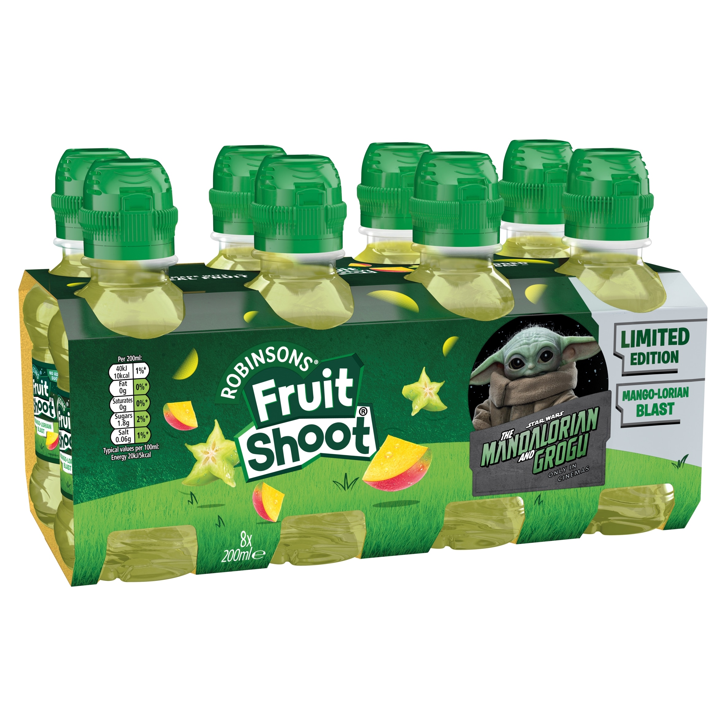 FRUIT SHOOT Limited Edition Mandalorian and Grogu Drink 8x200ml