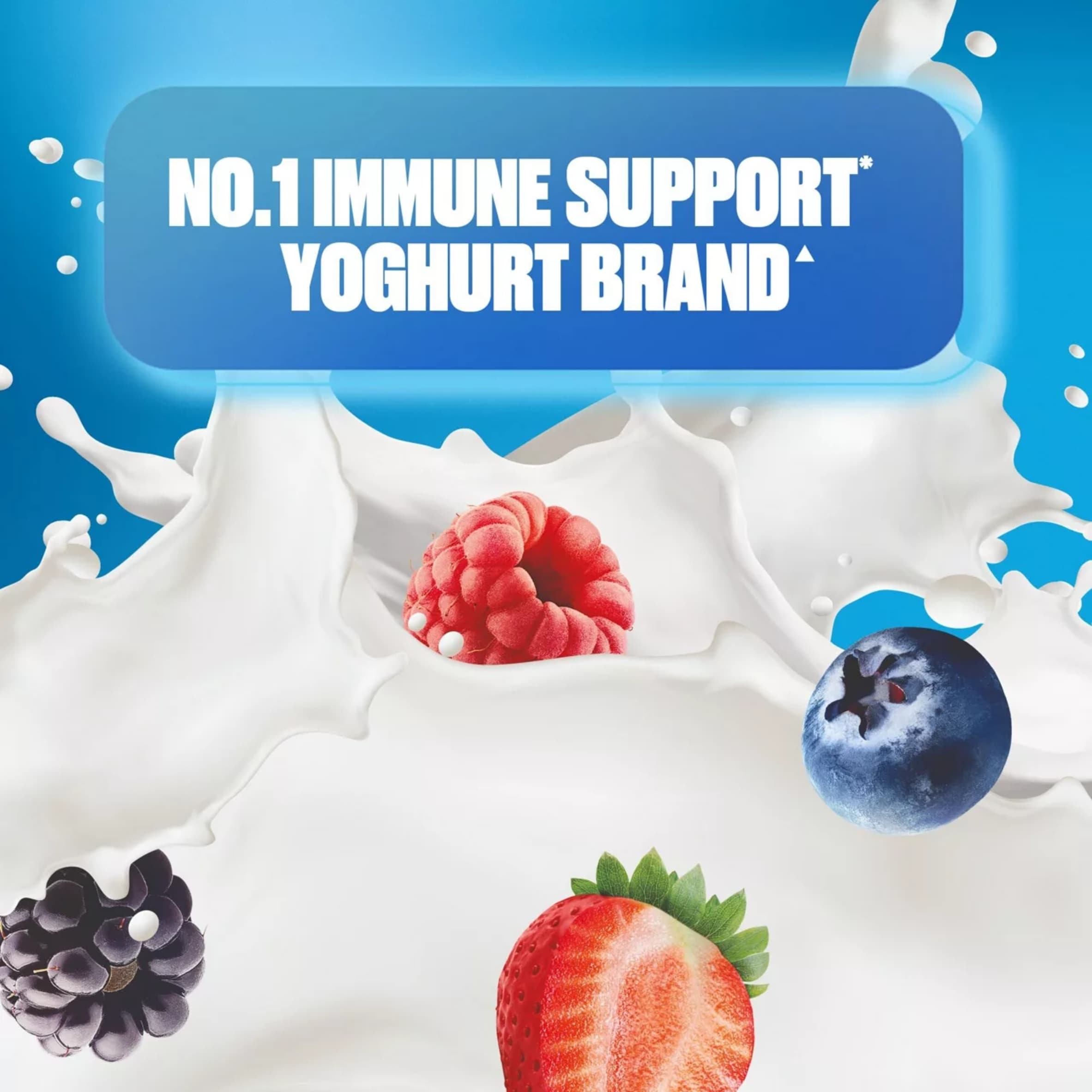 Actimel Forest Fruit Immune Support Yogurt Drink Family Pack 14x100g thumbnail 3